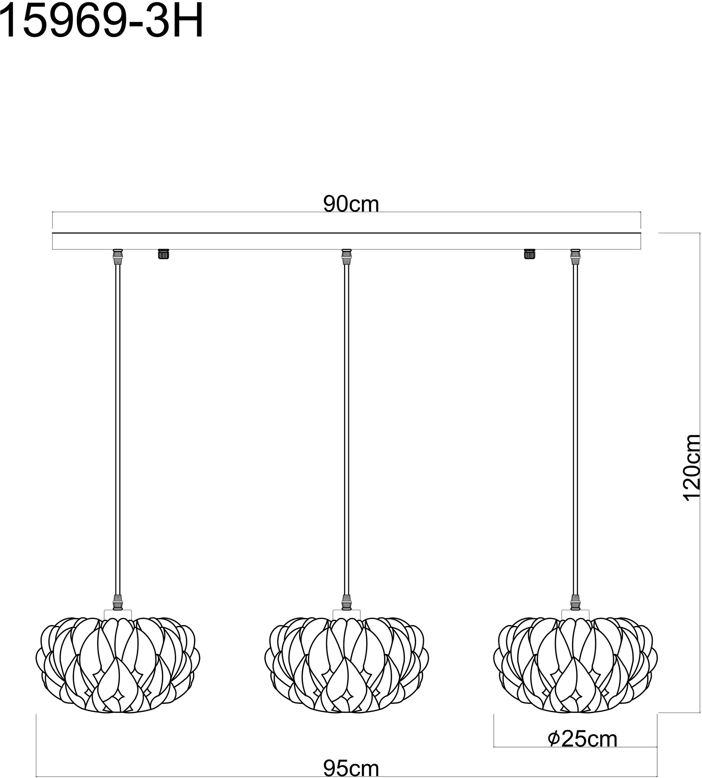 GLOBO LIGHTING Hängeleuchte »JUANA« E27 1 Stk. Verchromte Hängeleuchte mit Klarglas, modern & flexibel