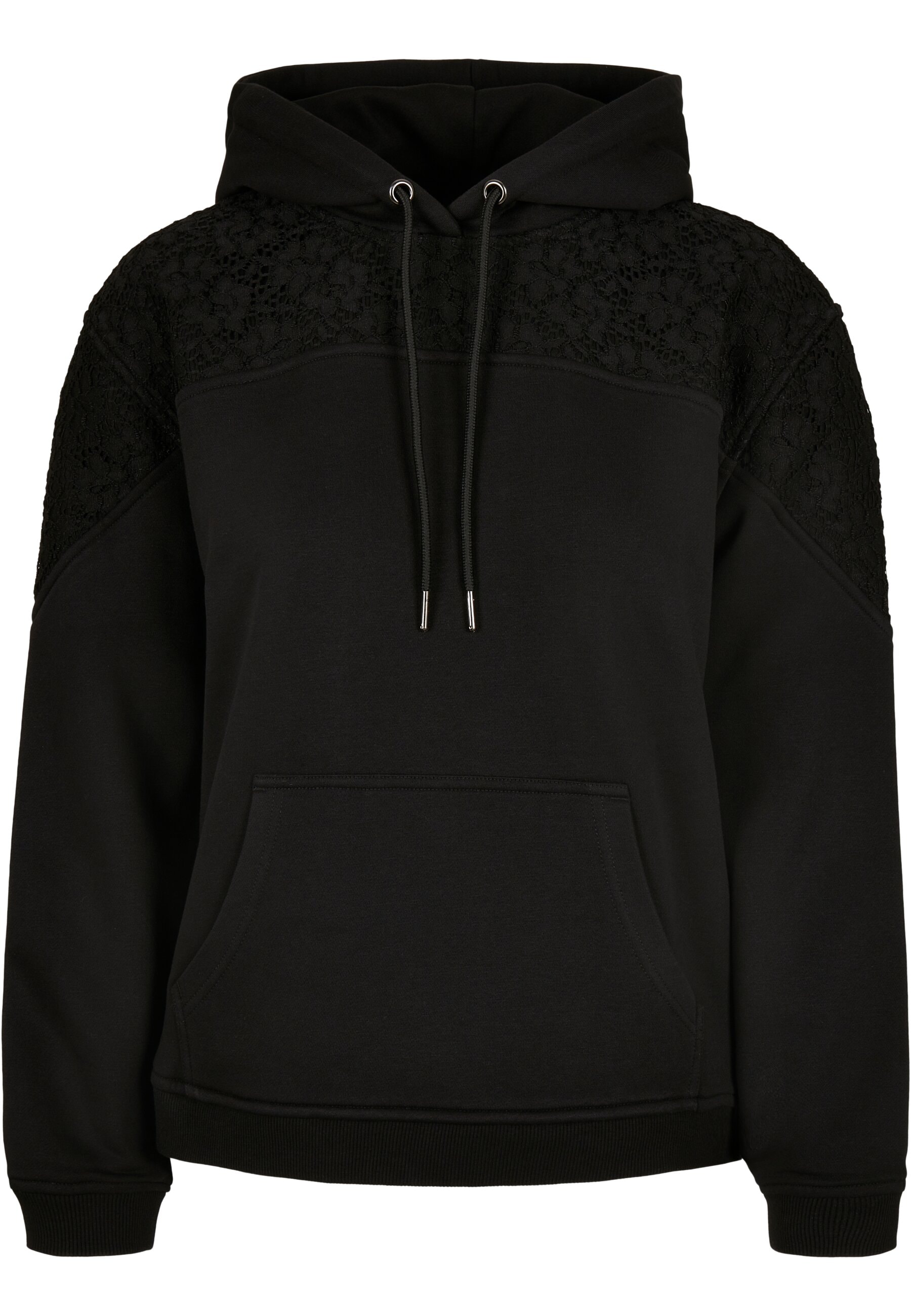 Kapuzenpullover »Urban Classics Damen Ladies Lace Inset Hoody«