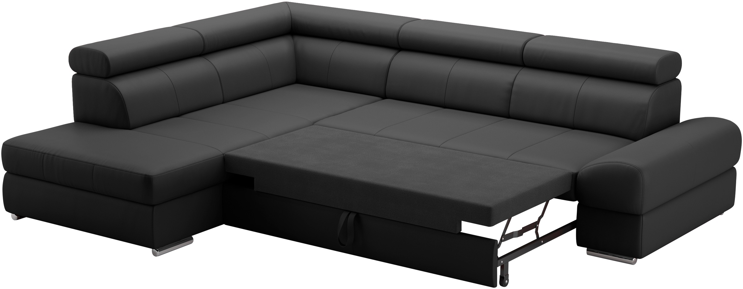 sit&more Ecksofa »Broadway L-Form«, mit verstellbaren Kopfteilen, wahlweise mit Bettfunktion