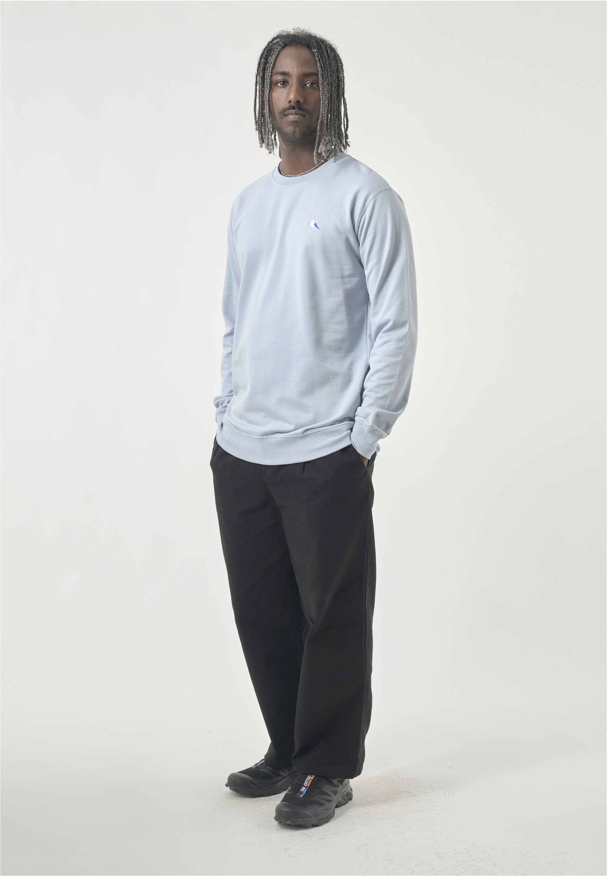 Cleptomanicx Sweatshirt »Embro Gull«, mit kleiner Möwen-Stickerei