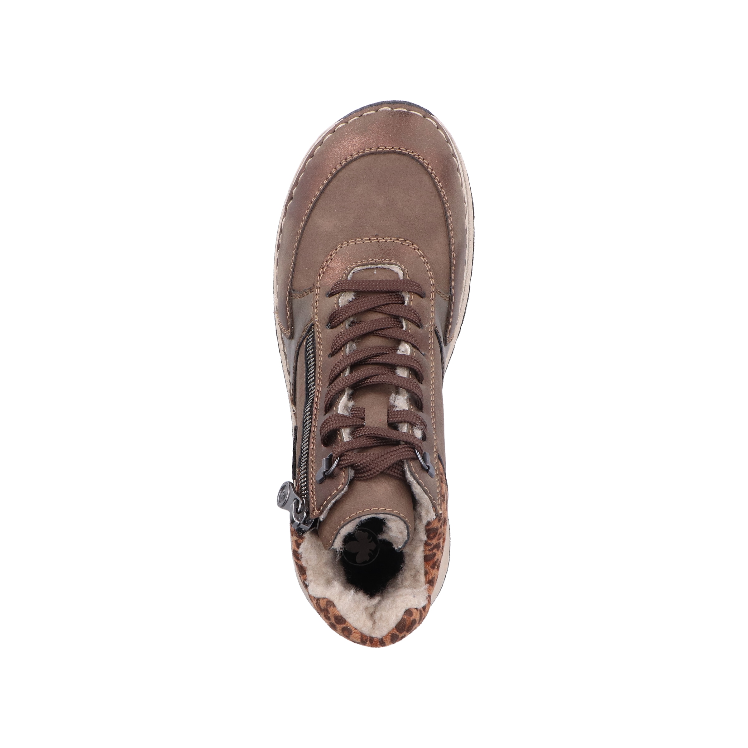 Rieker Winterboots  Schnürboots, Schnürstiefelette, High-Top-Sneaker mit Reißverschluss