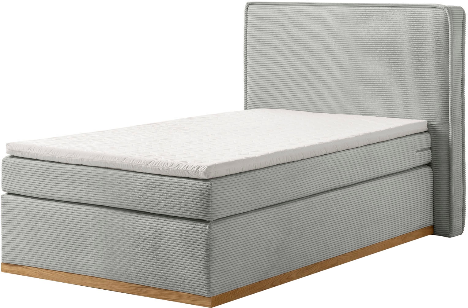 Home affaire Boxspringbett "SHERWOOD Cord Hotelbett, Polsterbett Premiumbet günstig online kaufen
