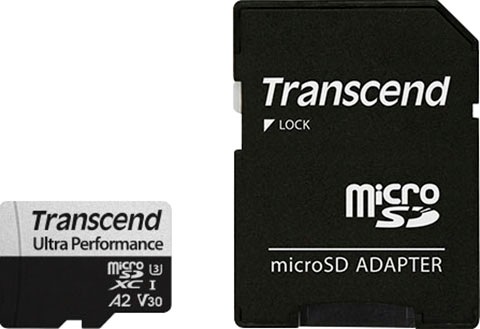 Transcend Speicherkarte »microSDXC 340S 128 GB«, (UHS Class 10 160 MB/s Lesegeschwindigkeit)