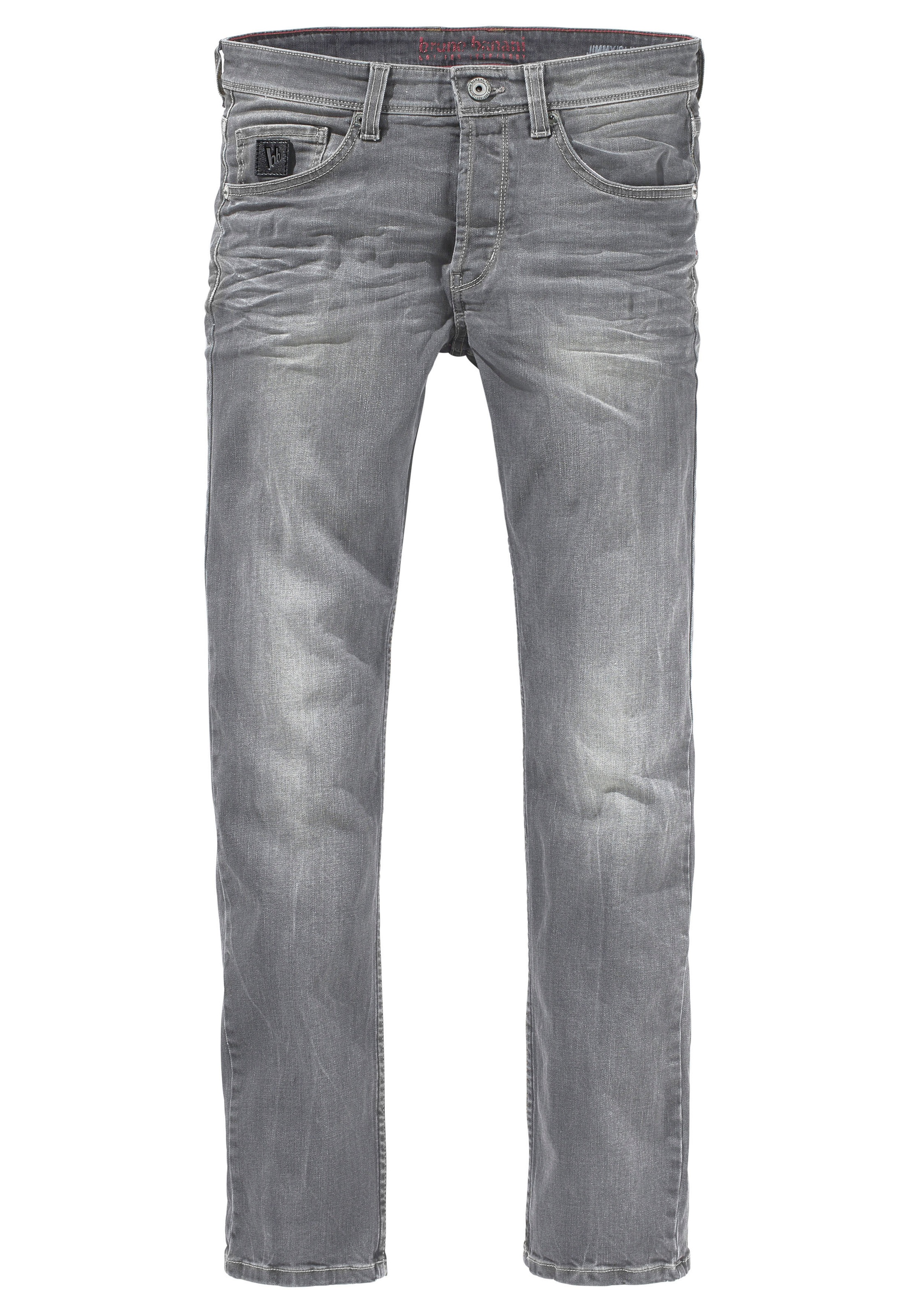Bruno Banani Slim-fit-Jeans »Jimmy (Stretch)«, schmale Beinform, niedrige Leibhöhe, mit Button-Fly