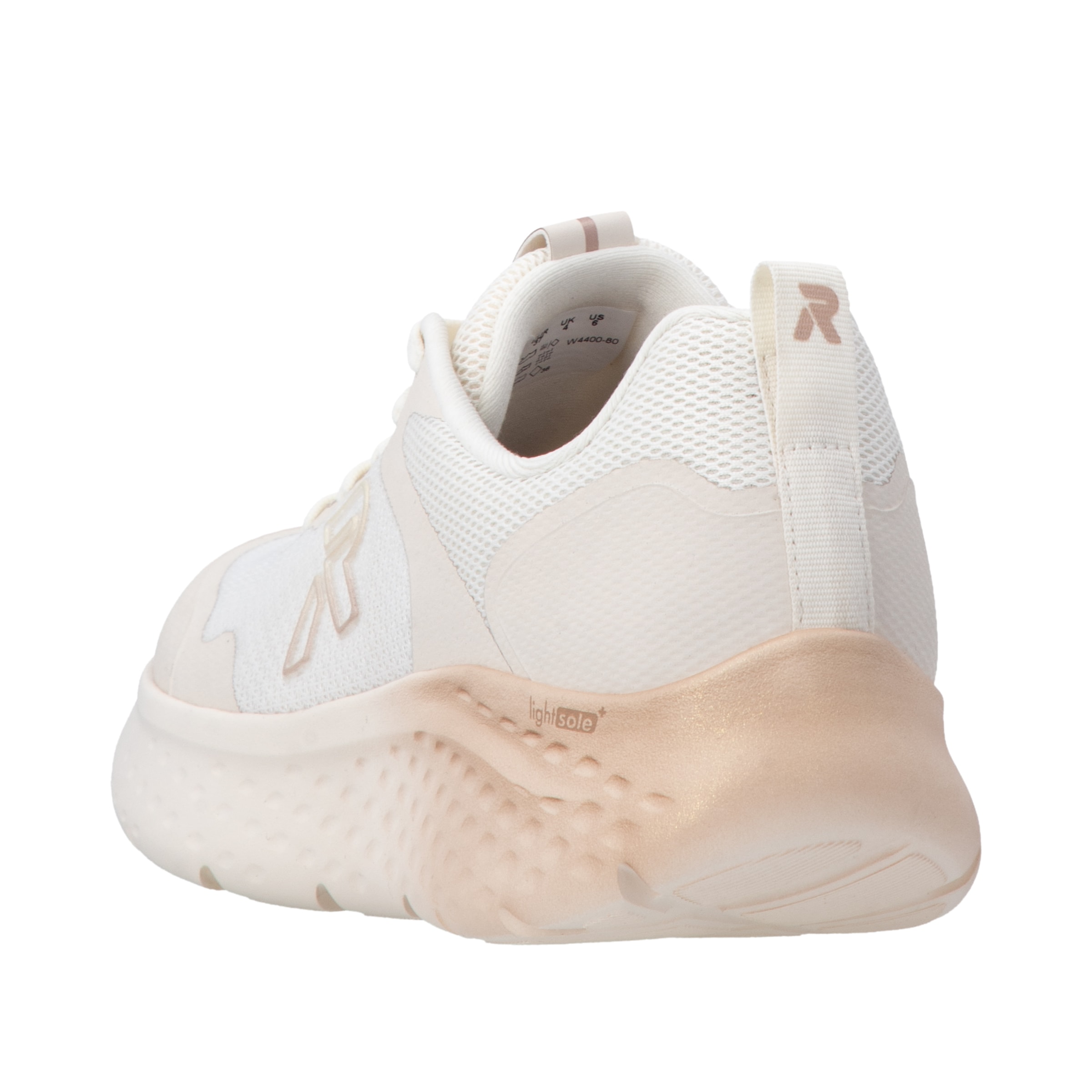 RIEKER Sport Plateausneaker  Schnürschuh, Freizeitsneaker mit leichter Plateausohle