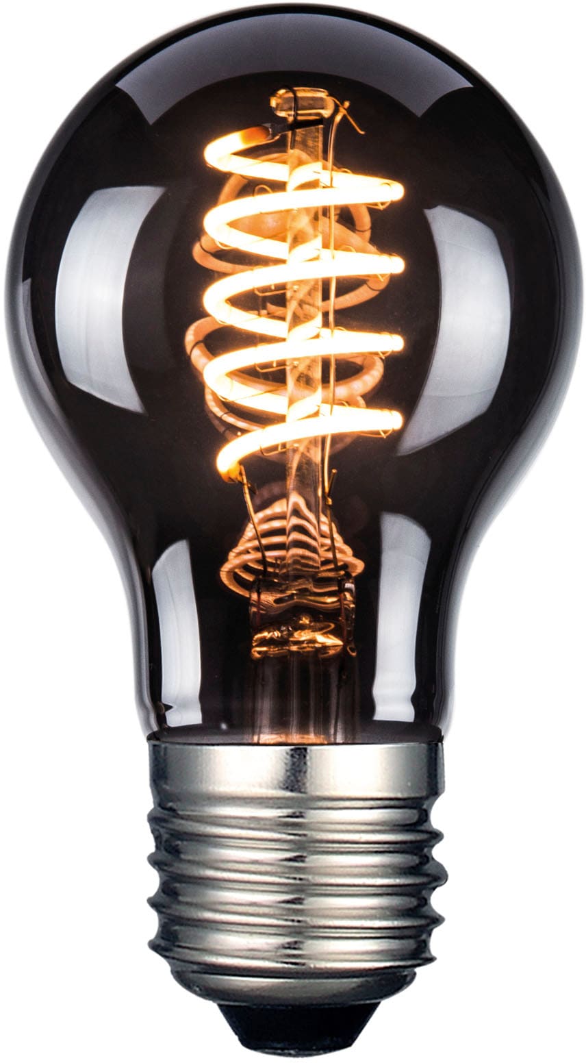 easy! BY FHL LED-Leuchtmittel, E27, 1 St., Lampe, Leuchtmittel, rauchfarbenes Design, E27-Fassung, warmes Licht