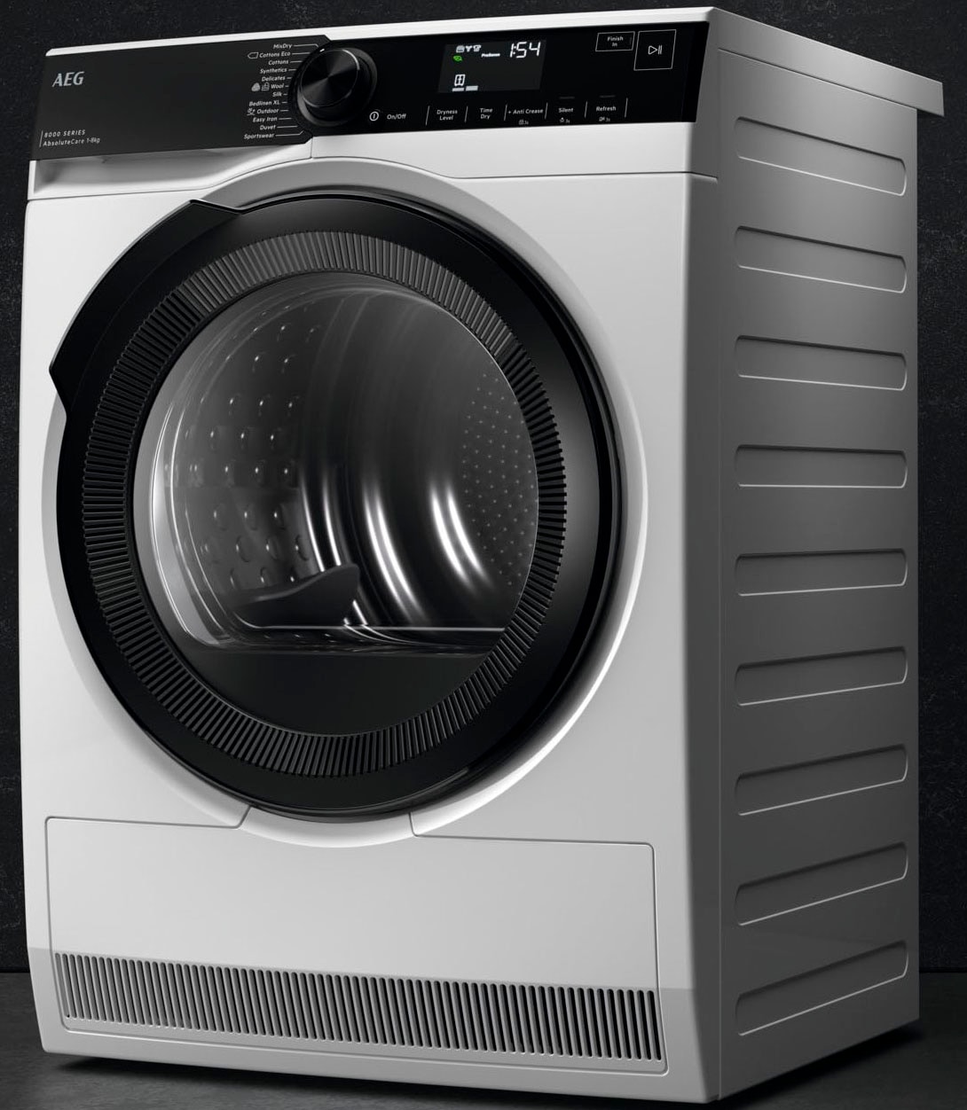AEG Wärmepumpentrockner „TR8T75780“ 8000 AbsoluteCare AbsoluteCare: jetzt auch Wolle und Seide trocknen ohne Einlaufen