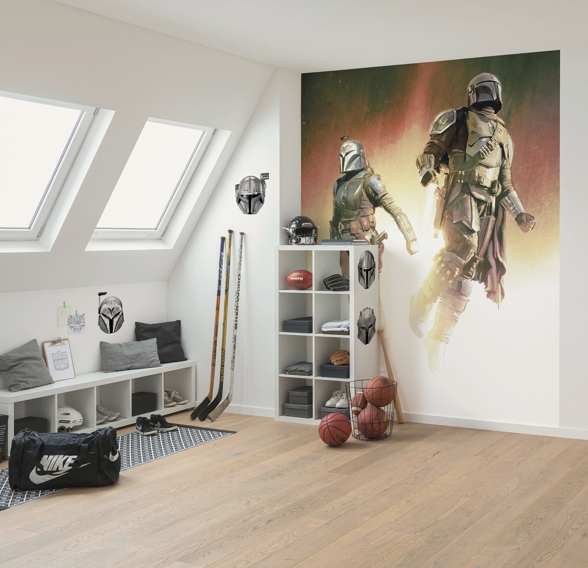 Komar Kindertapete »Star Wars The Mandalorian Flight«, bedruckt