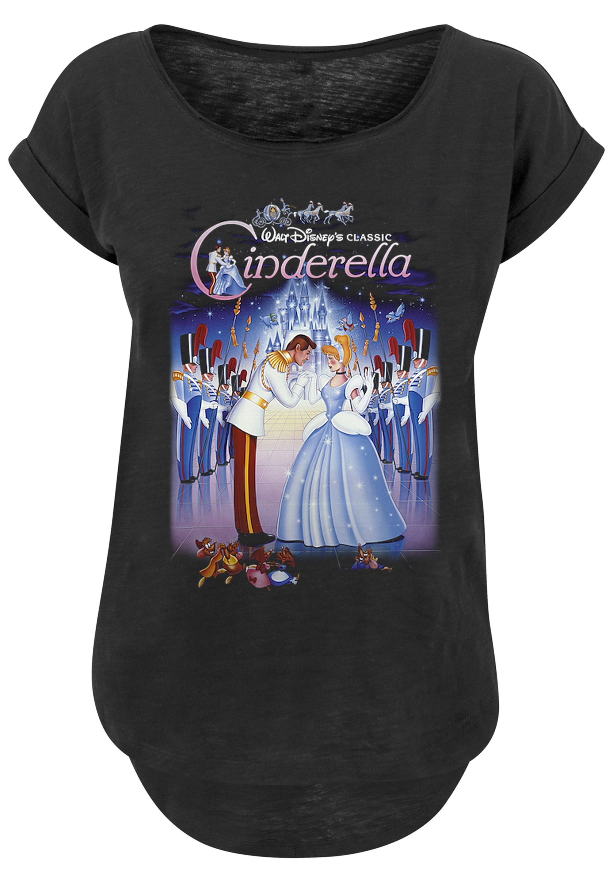 F4NT4STIC T-Shirt »Disney Cinderella Aschenputtel Collage Poster«, Print
