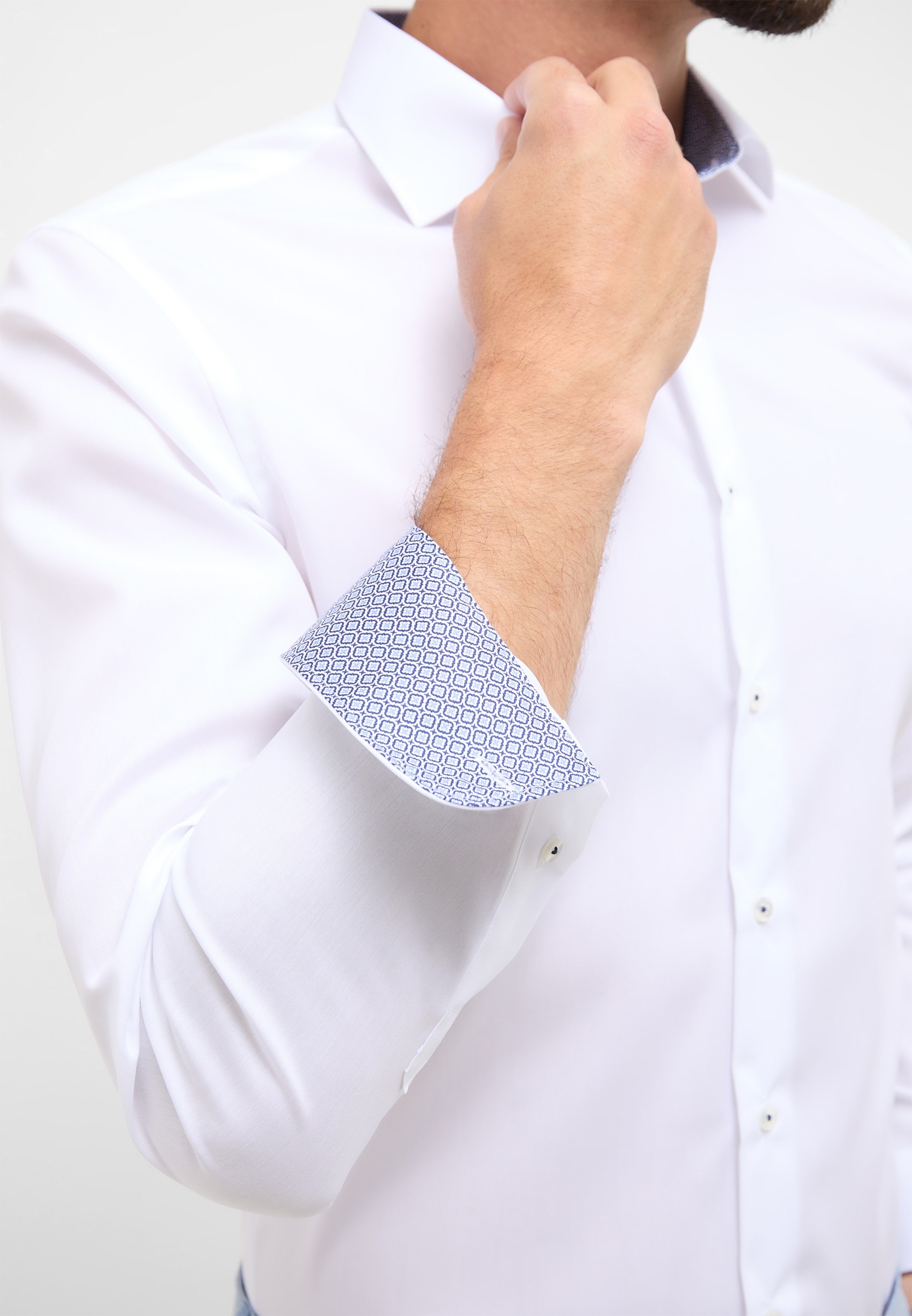 Thumbnail - Eterna Langarmhemd "SLIM FIT" NON IRON (bügelfrei)