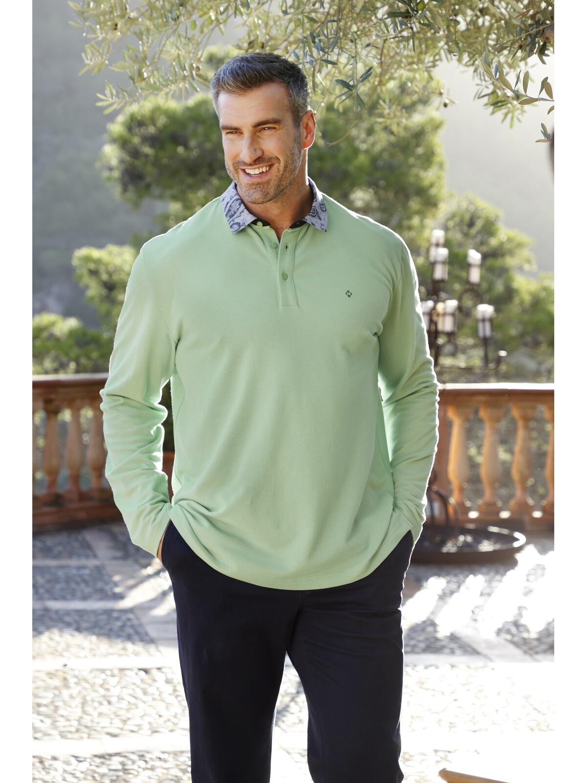 Charles Colby Langarm-Poloshirt »Langarm-Poloshirt EARL DAREN«