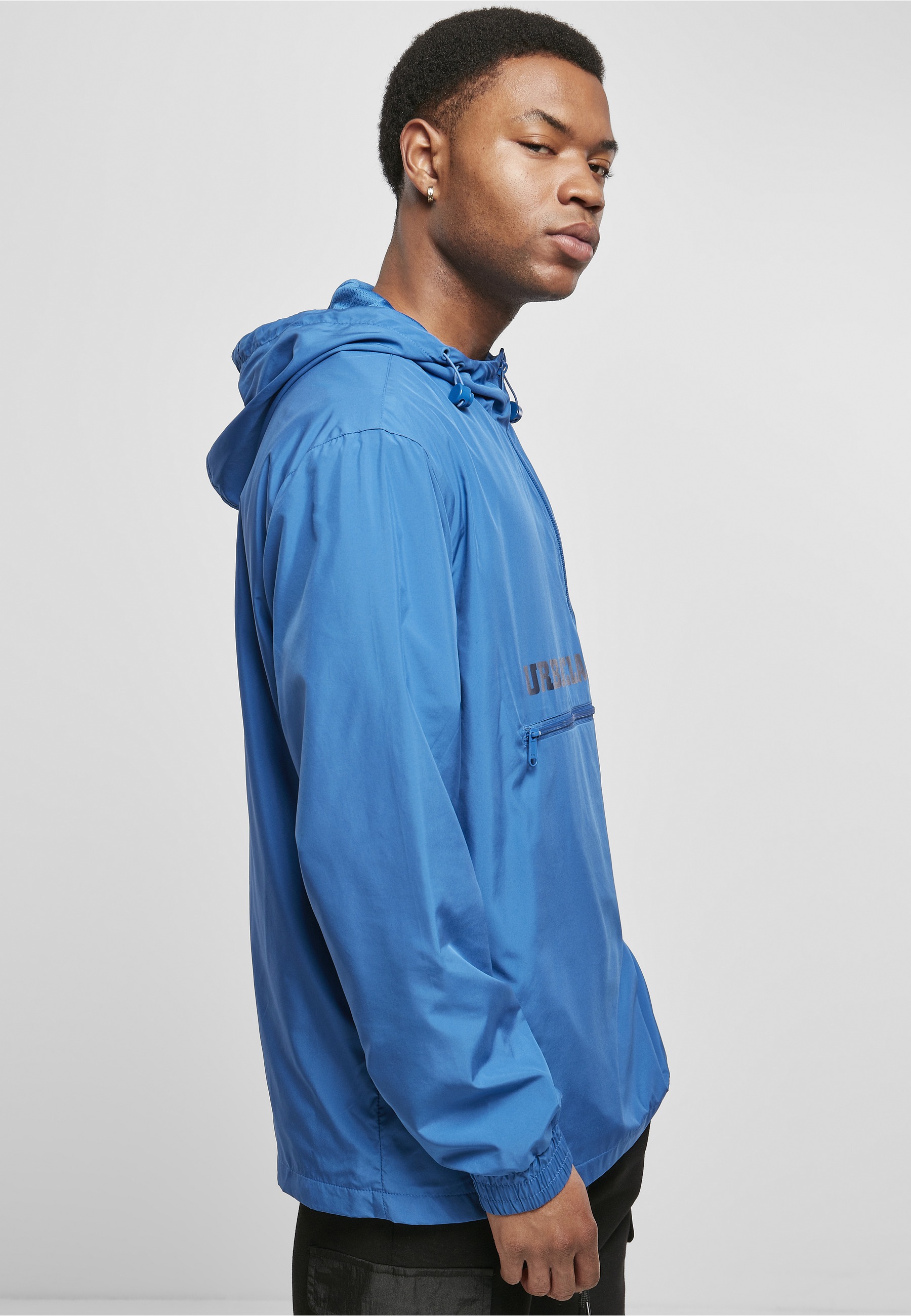 URBAN CLASSICS Langmantel »Urban Classics Herren Commuter Pull Over Jacket«