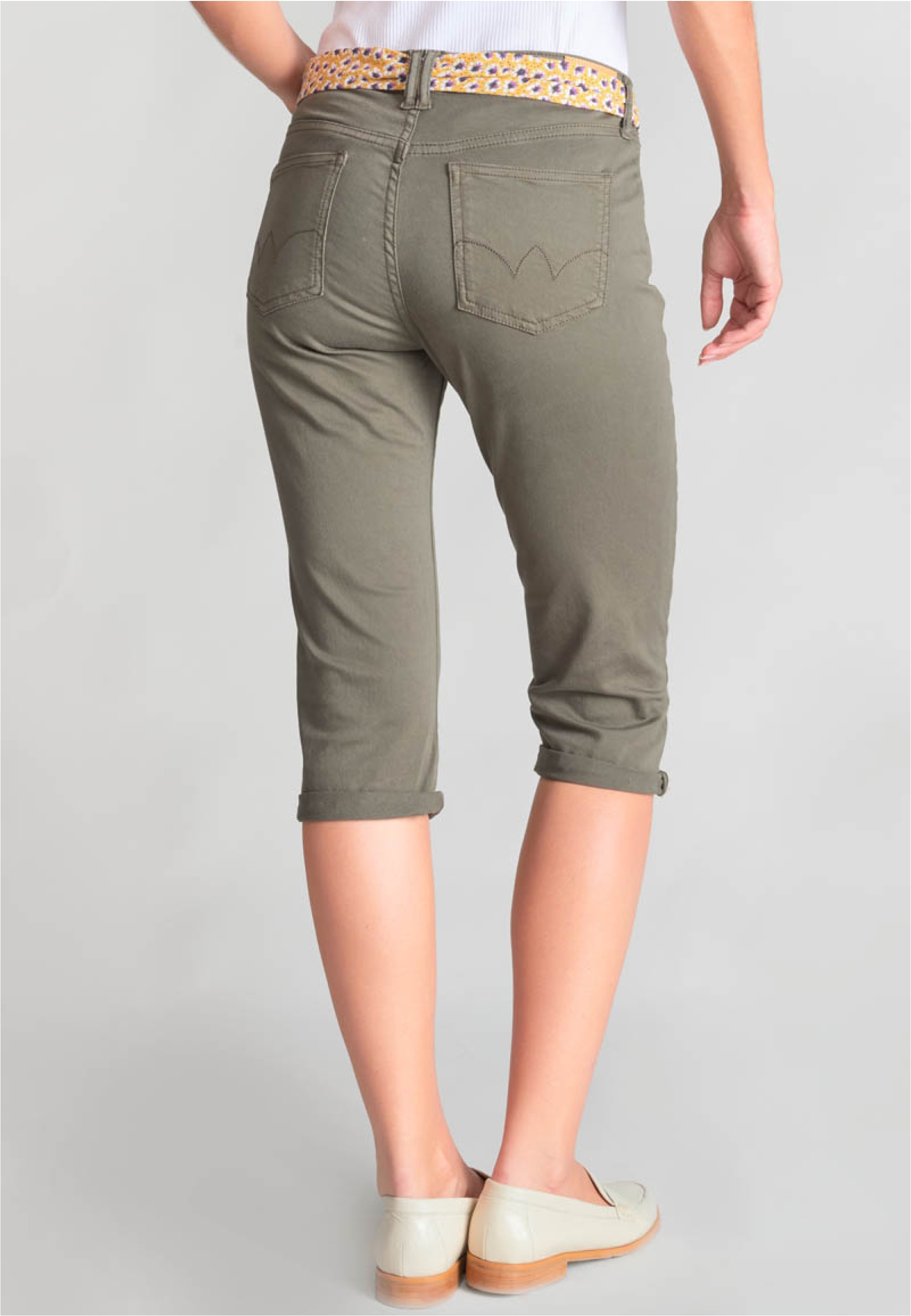 Le Temps Des Cerises Caprihose »KAYA«, mit umgeschlagenem Beinsaum