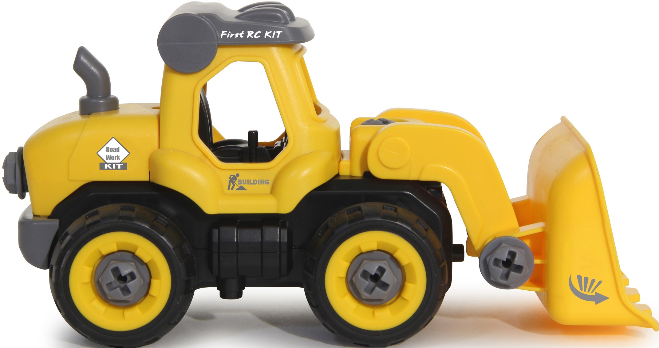 Jamara RC-Bagger »First RC - Radlader«, (27 tlg.), mit Akkuschrauber
