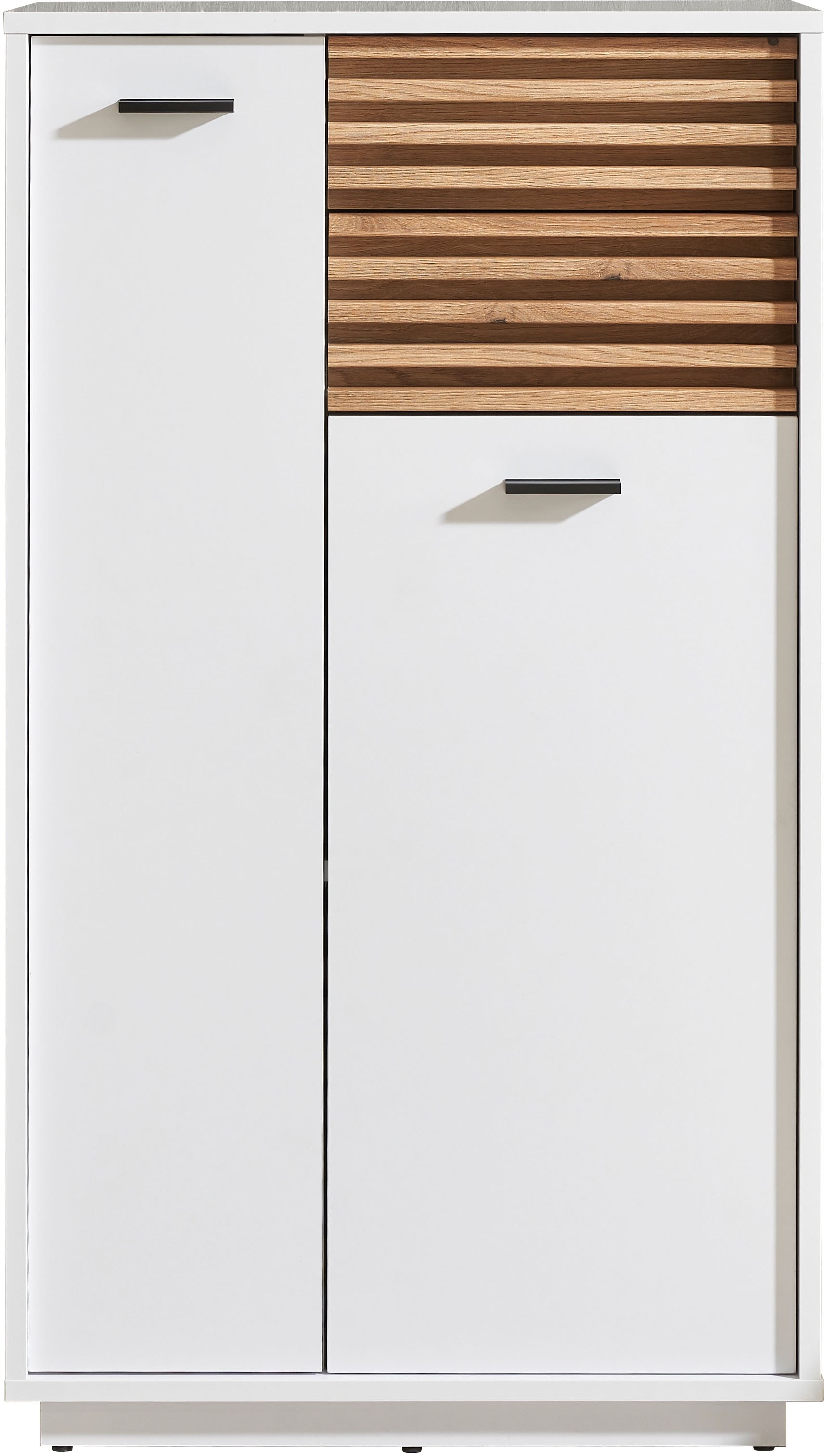 BASIC by Balculina Midischrank »Liguria B/H/T 60x106x35 cm« 1 Stk. tlg. Breite 60cm, Unterflurauszug, FSC-Mix 70%