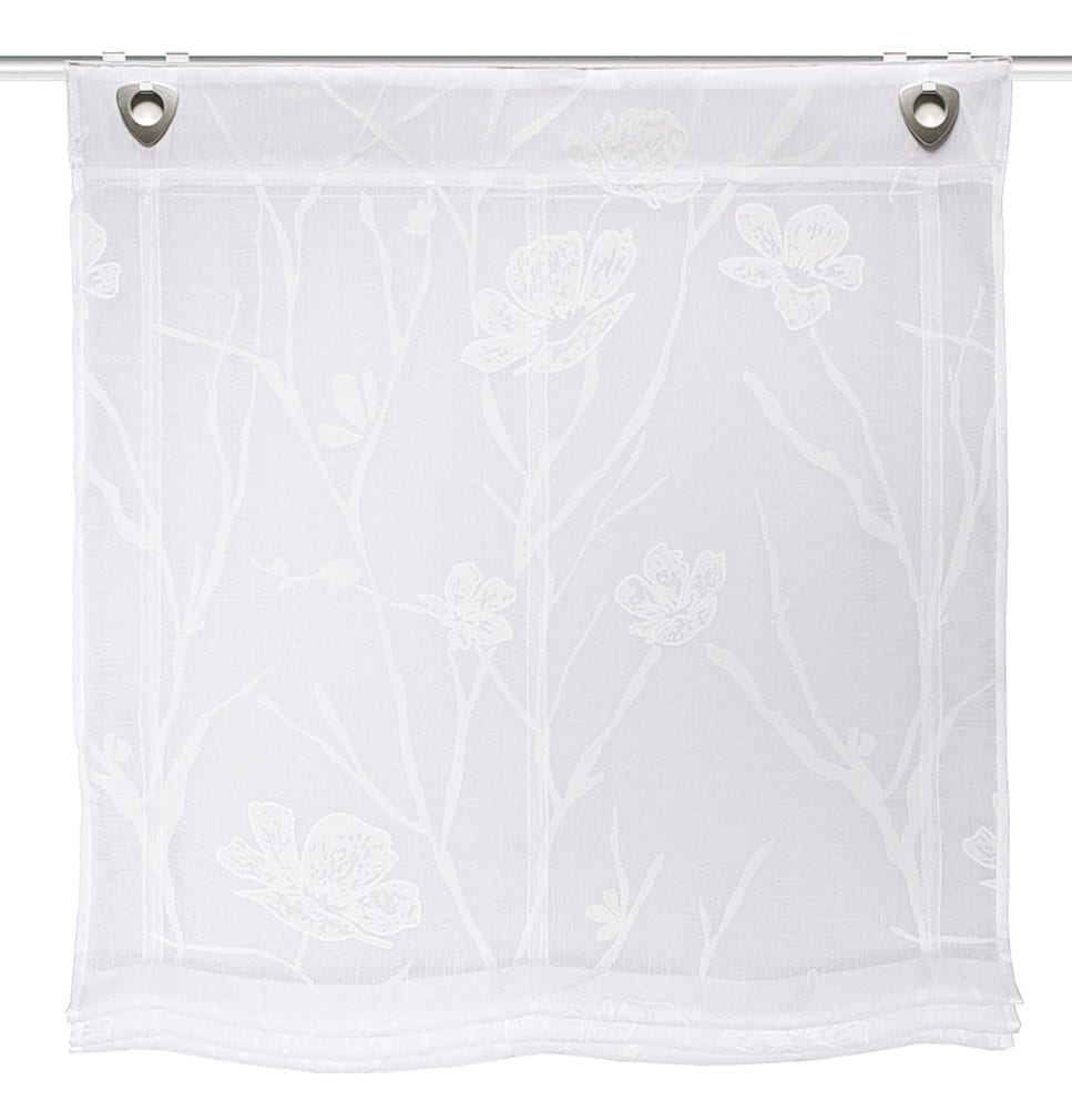 HOME WOHNIDEEN Raffrollo »RORY« mit Ösen Ösenraffrollo Ausbrenner, bedruckt