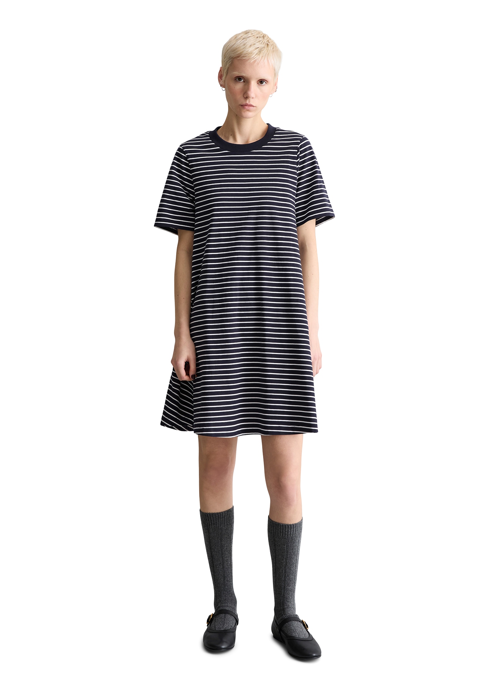 Marc O'Polo DENIM Jerseykleid Ausgestellt, aus weichem Organic Cotton