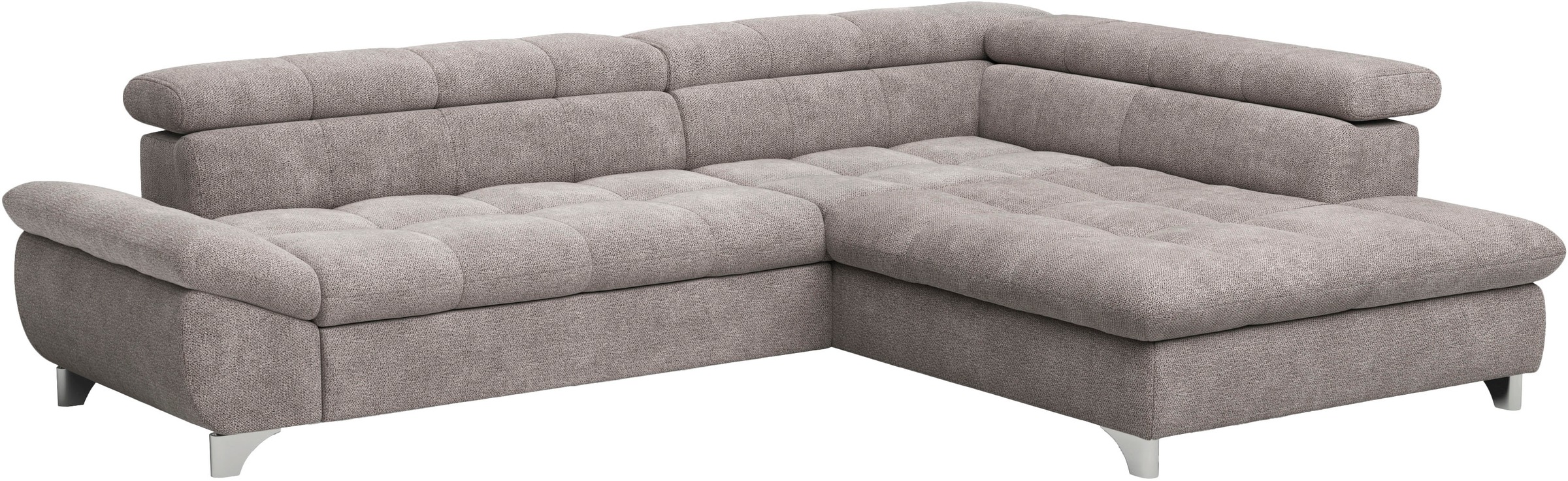 COTTA Ecksofa »Gemini L-Form«, mit Kopfteilverstellung, wahlweise mit Bettfunktion