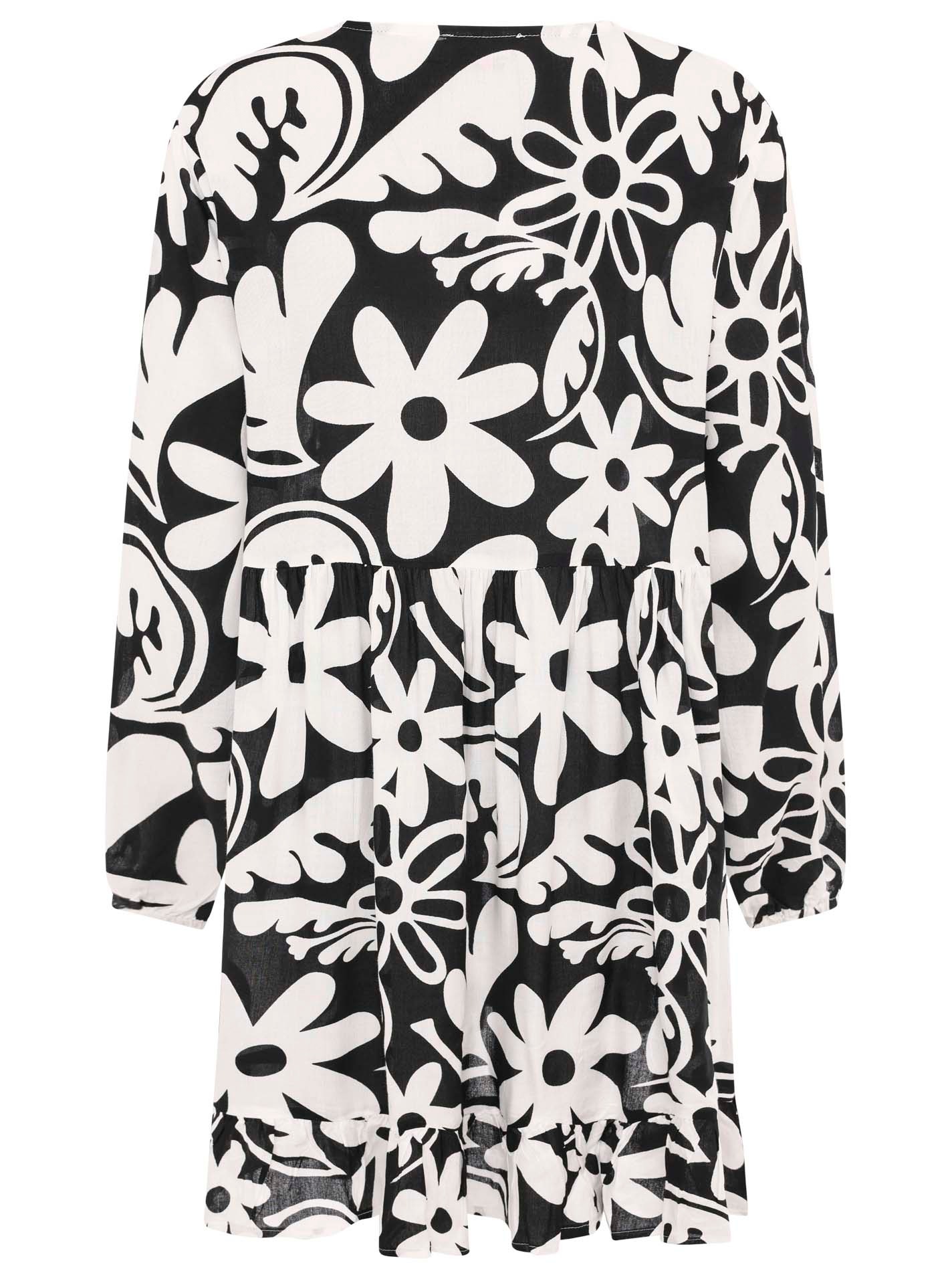Zwillingsherz Sommerkleid ""Flower Paradise"", mit Blumenmuster, langen Ärm günstig online kaufen