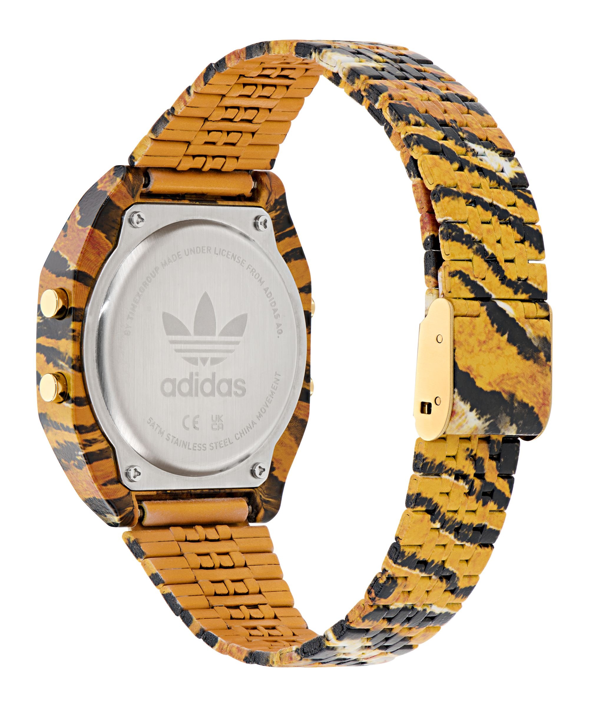 adidas Originals Digitaluhr »Digital Two« Quarzuhr, Armbanduhr, Damenuhr, Herrenuhr, Edelstahlarmband, digital
