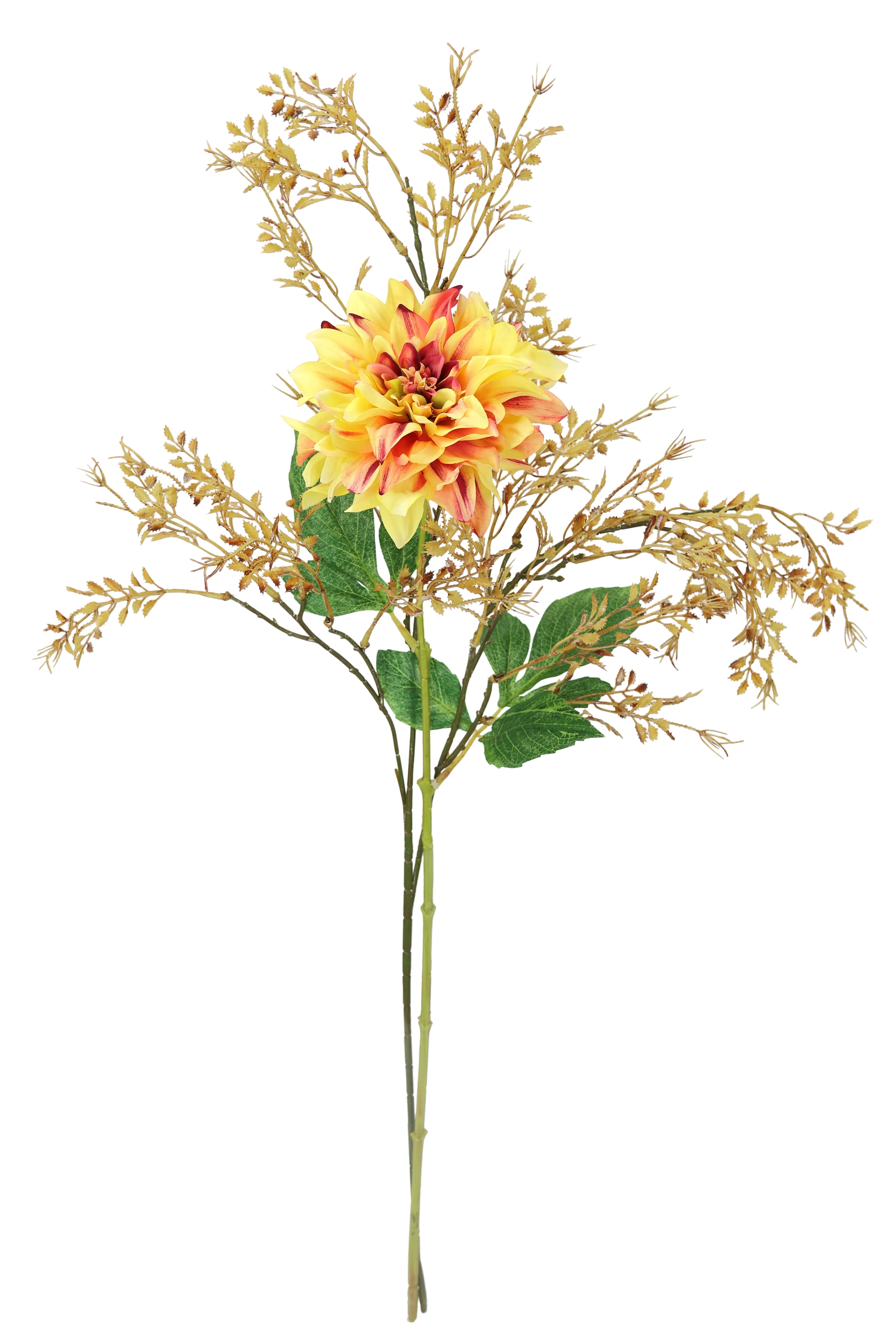I.GE.A. Kunstblumenstrauß "Kunstblumen Set Dahlie", Mit Dekozweig 62 cm hoc günstig online kaufen