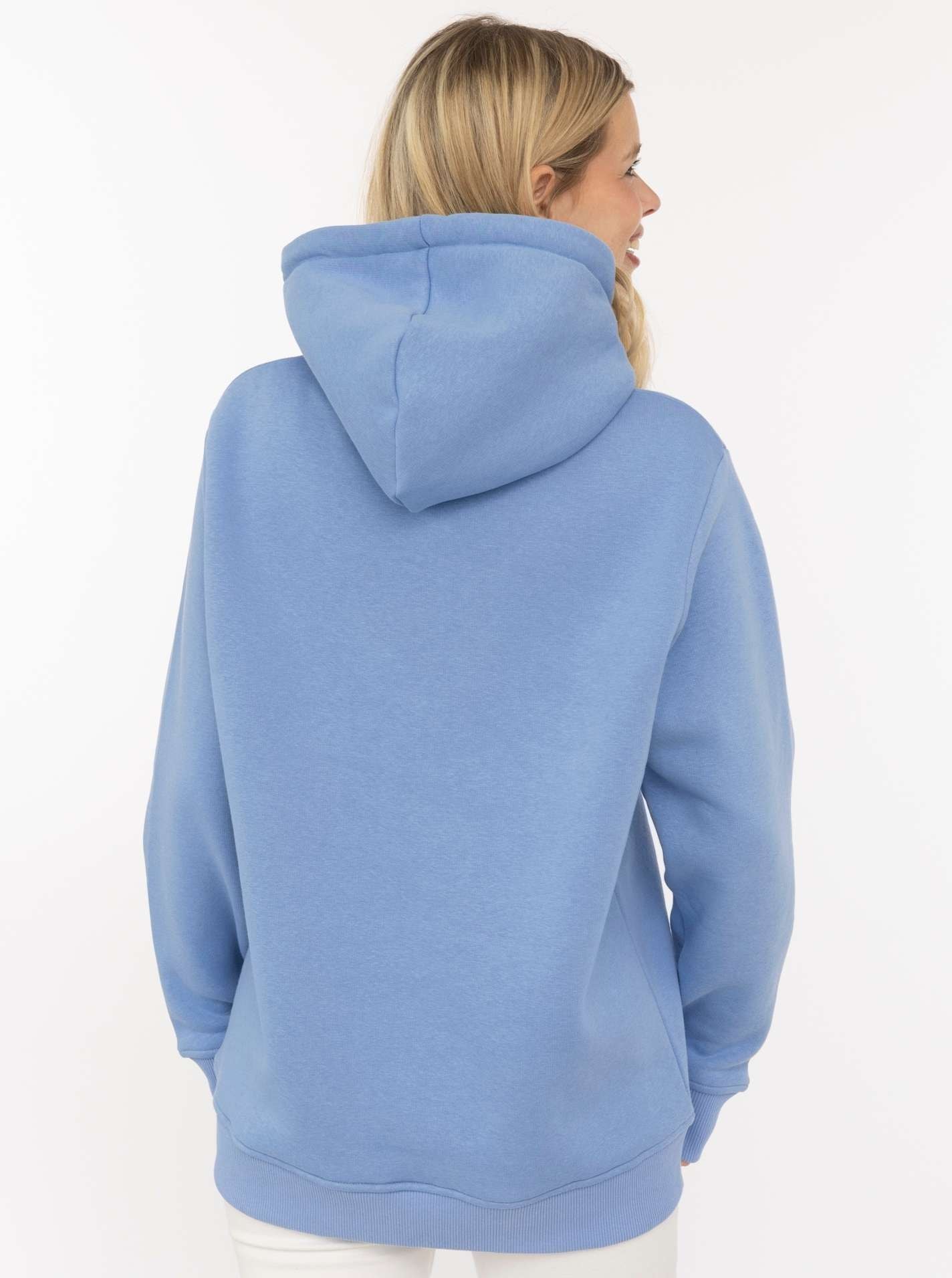 Zwillingsherz Hoodie »"Beach Home"«, Motiv „Am Strand bin ich zu Hause“, Anker, Kapuze mit Kordel
