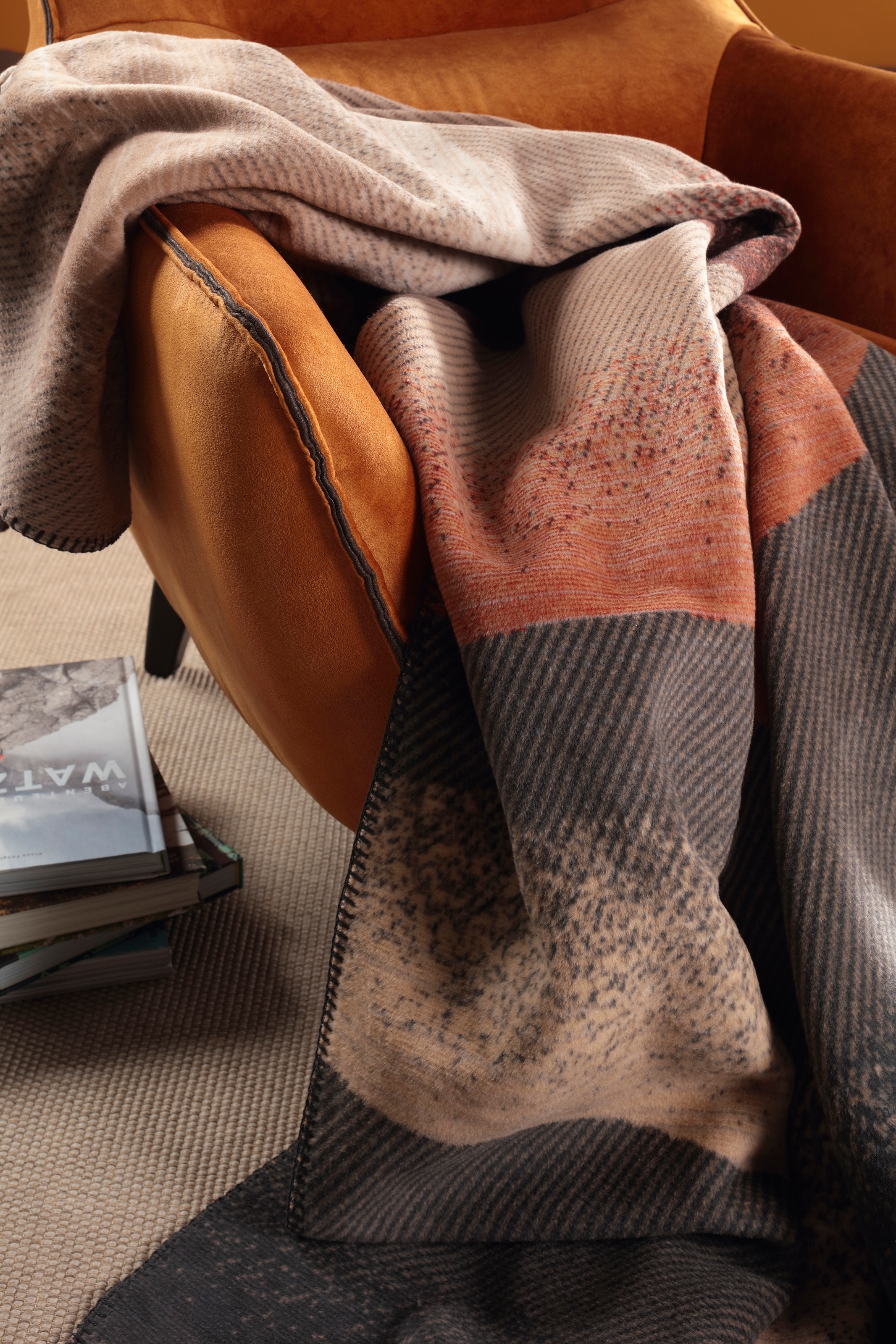 Thumbnail - Biederlack Wohndecke "Wohndecke Desert Wave" im modernen Design