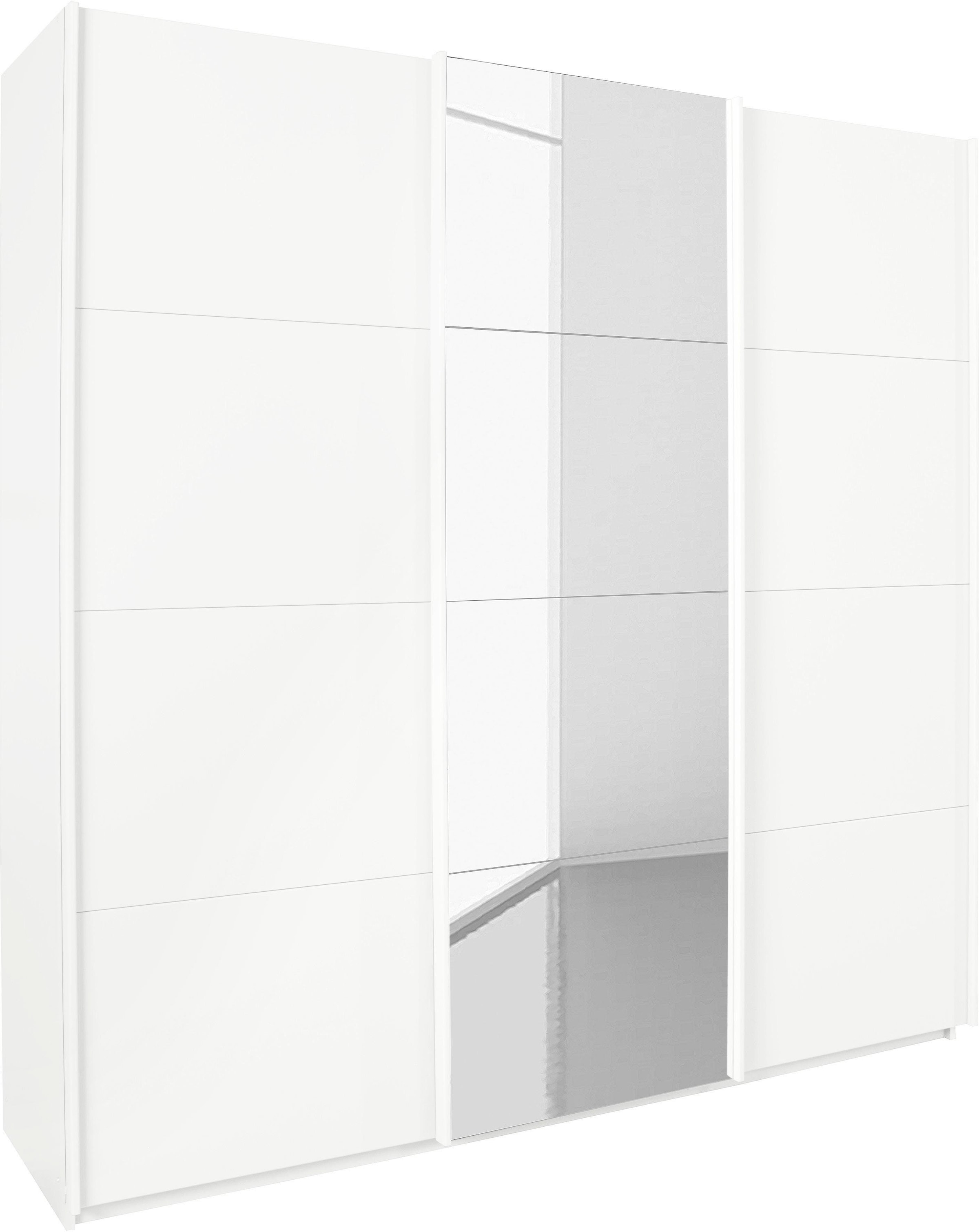 rauch Schwebetürenschrank "Kleiderschrank Schrank Garderobe Wäscheschrank KEPAN" inkl. Schubladen-Einsatz und extra Einlegeböden MADE IN GERMANY