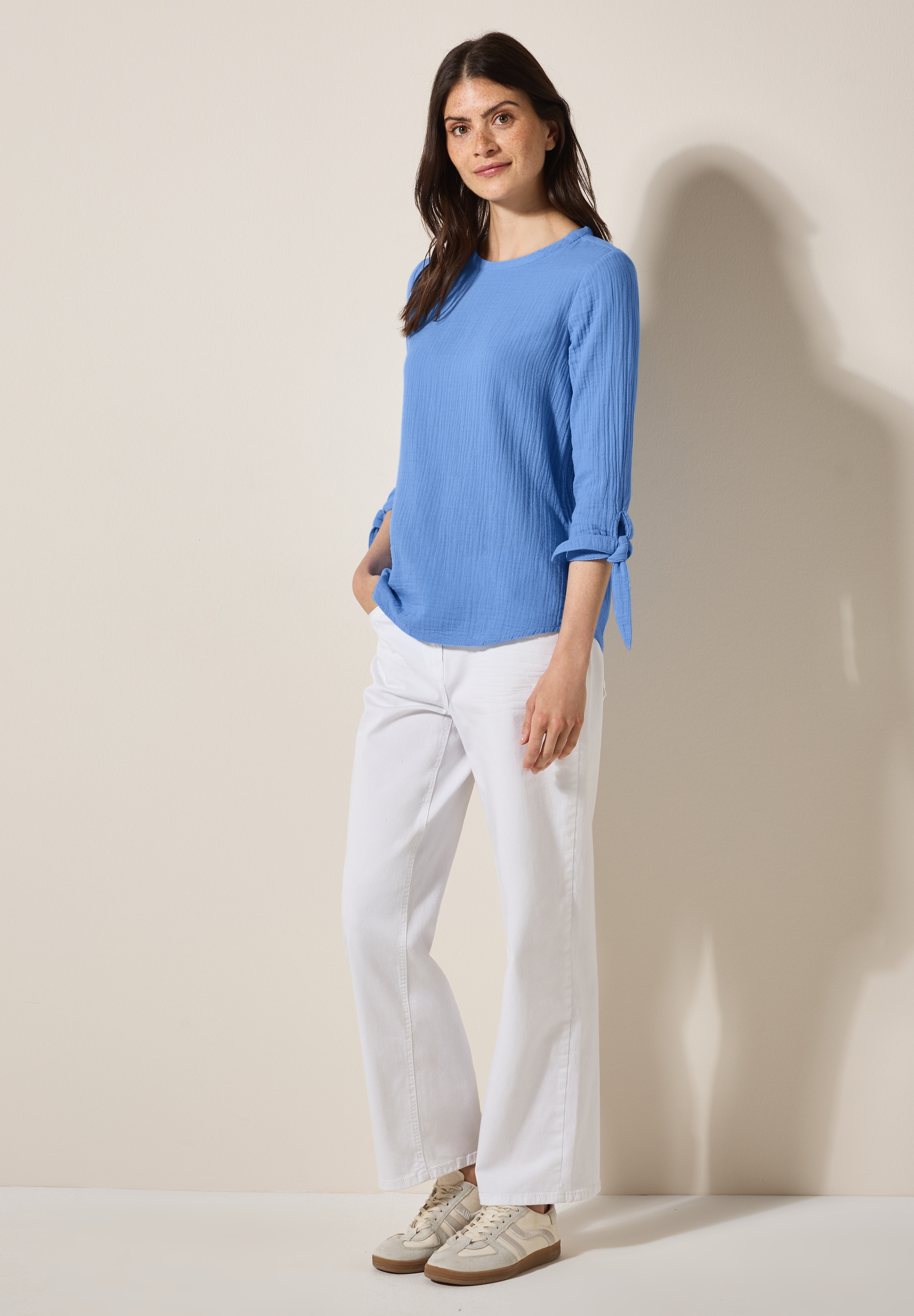 Cecil Klassische Bluse, aus reiner Baumwolle