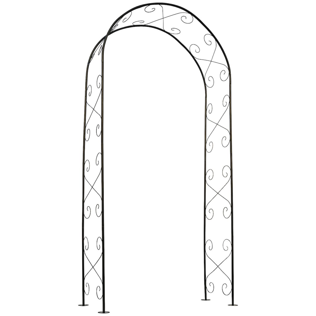 Ubbink Rosenbogen, (Set), BxTxH: 100x37x230 cm, Metall