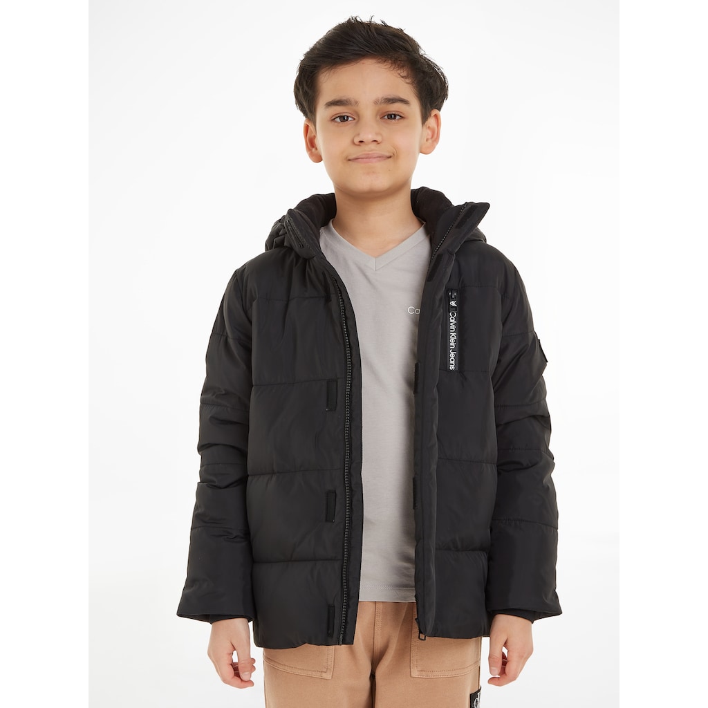 Calvin Klein Jeans Winterjacke »ESSENTIAL PUFFER JACKET«, mit Kapuze