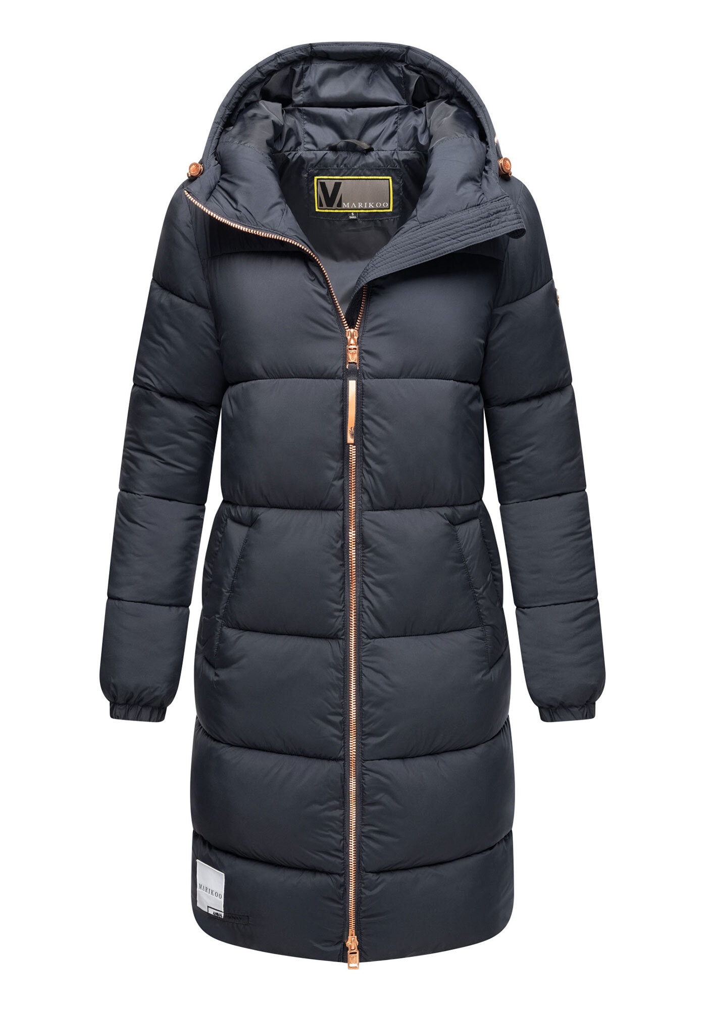 Marikoo Winterjacke »Nomadiaa«, Lange Damen Winterjacke