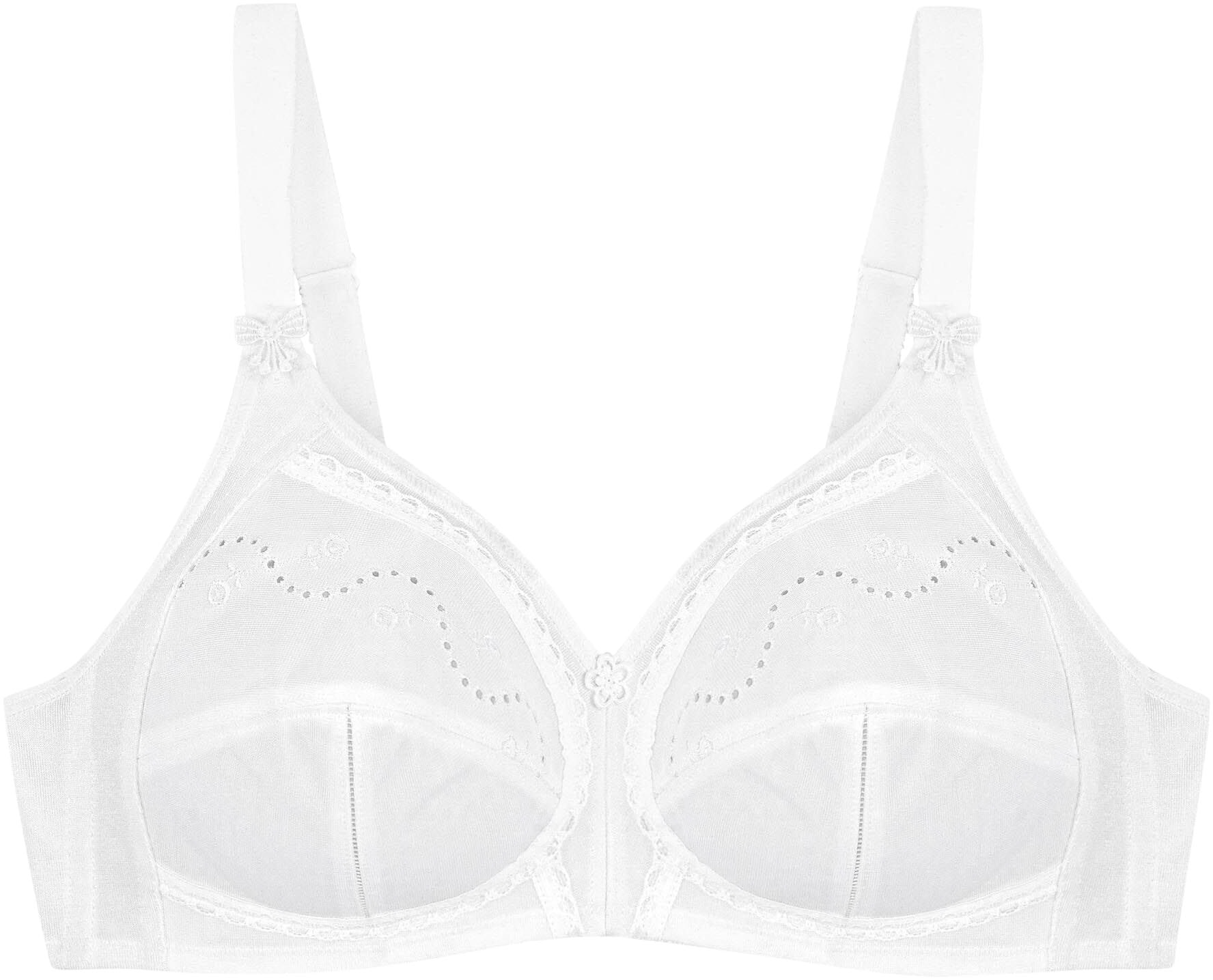 Triumph Bügelloser BH »Doreen + Cotton 01 N«, Klassiker mit Lochstickerei