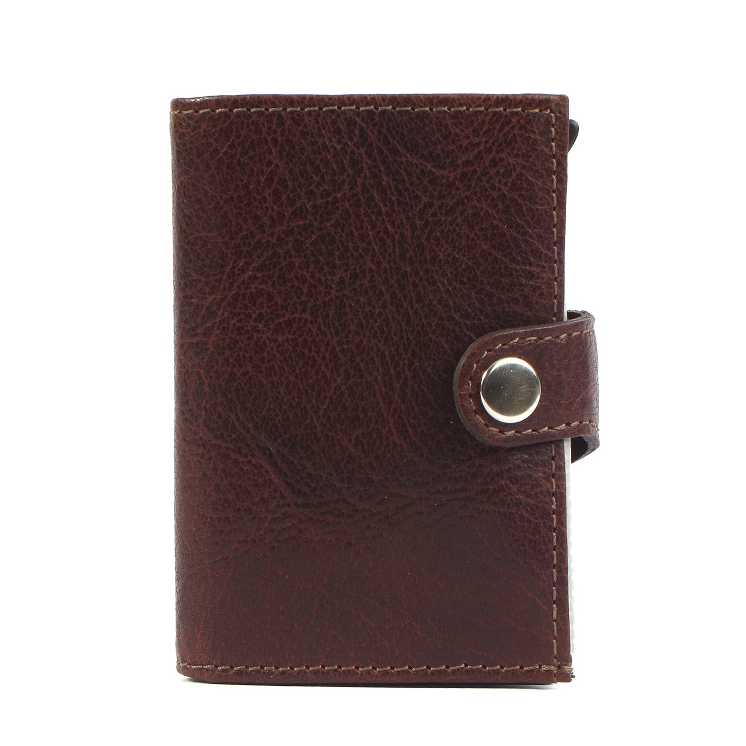 Margelisch 1100000002199 "noonyu single leather" Kreditkartenbörse aus Upcycling Leder