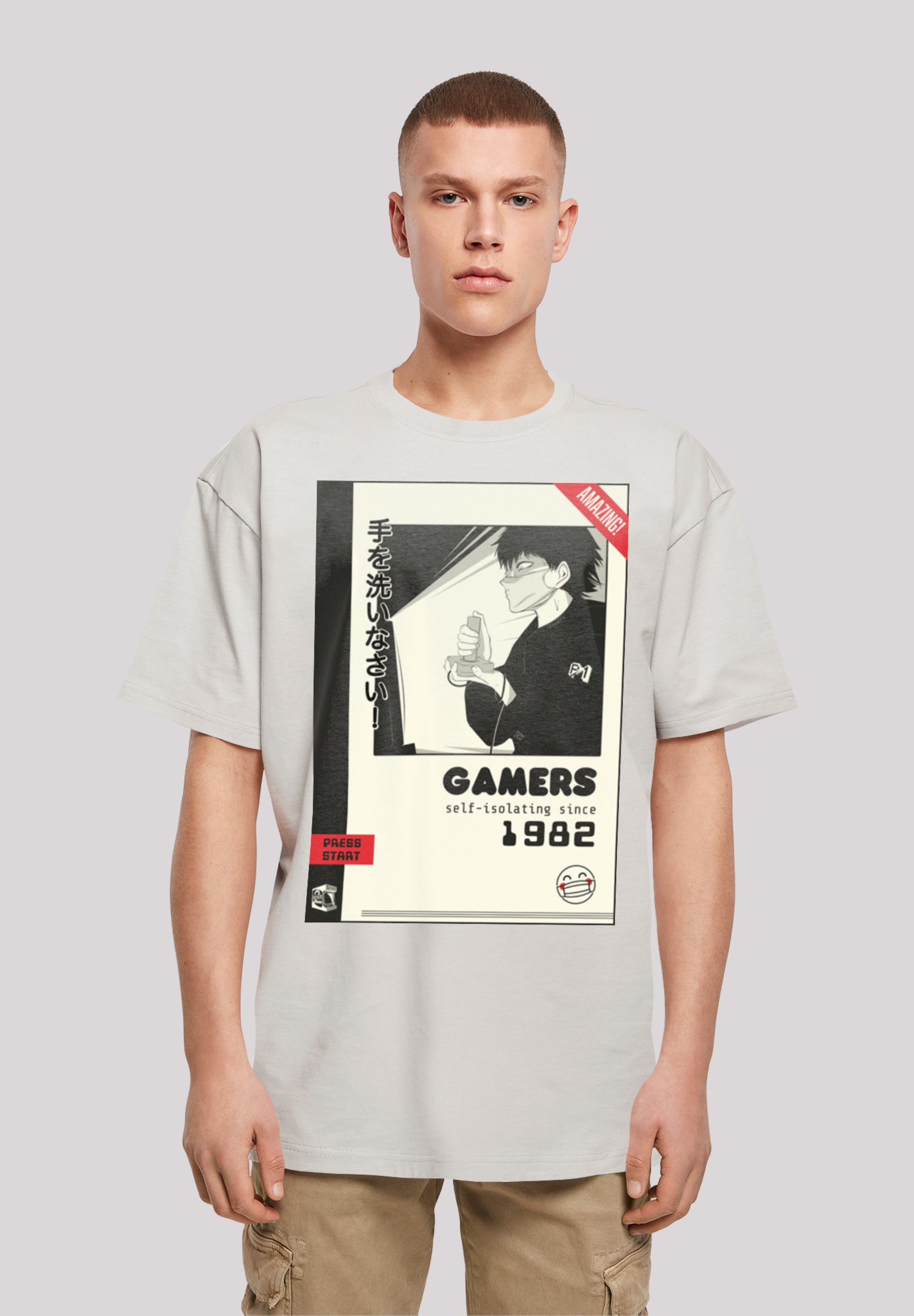 F4NT4STIC T-Shirt "selfisolating since 1982 Retro Gaming SEVENSQUARED", Pri günstig online kaufen