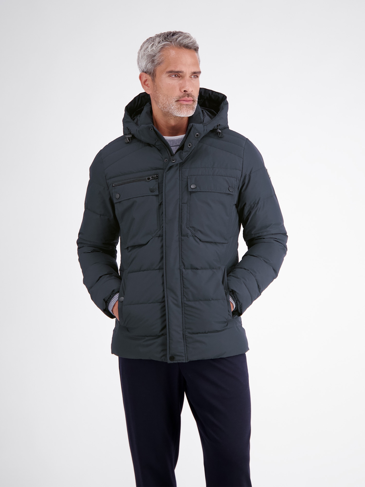 LERROS Outdoorjacke »Aufwändige Funktionsjacke, wärmend und wasserabweisend« mit Kapuze