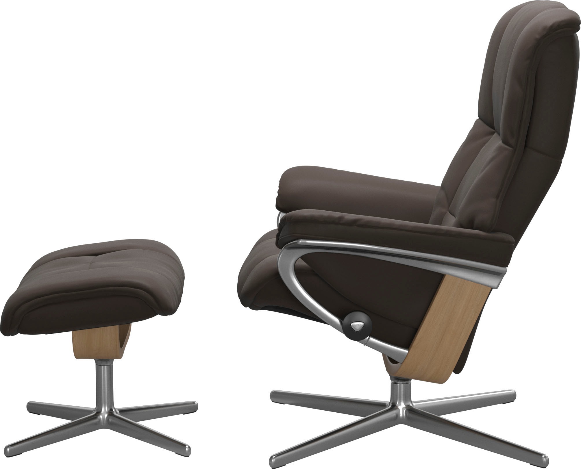 Stressless® Fußhocker »Mayfair«, mit Cross Base, Größe S, M & L, Holzakzent Eiche