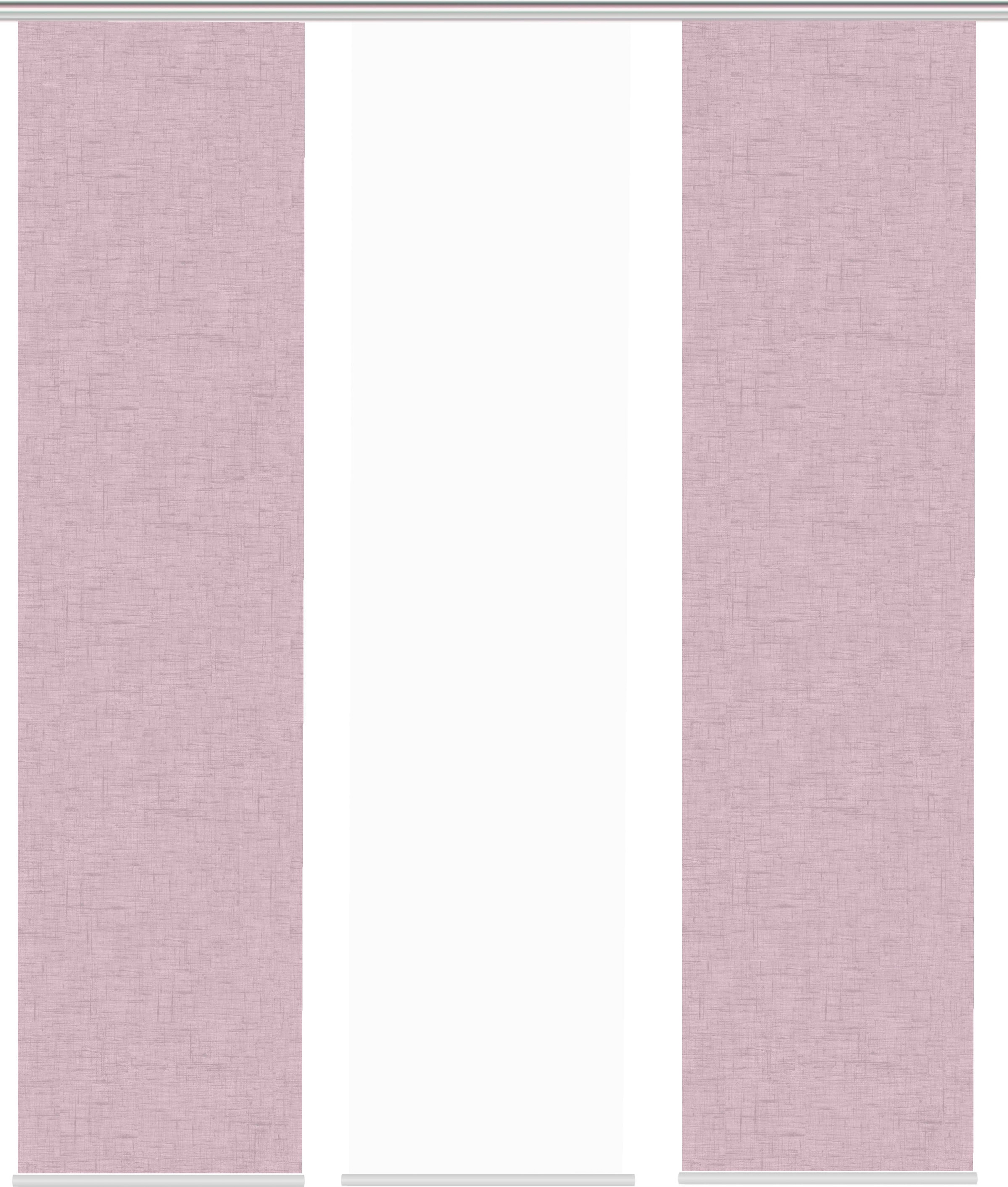 HOME WOHNIDEEN Schiebegardine »PIVE 3er SET«, (3 St.), Schiebevorhang Digidruck 3er Set PIVE