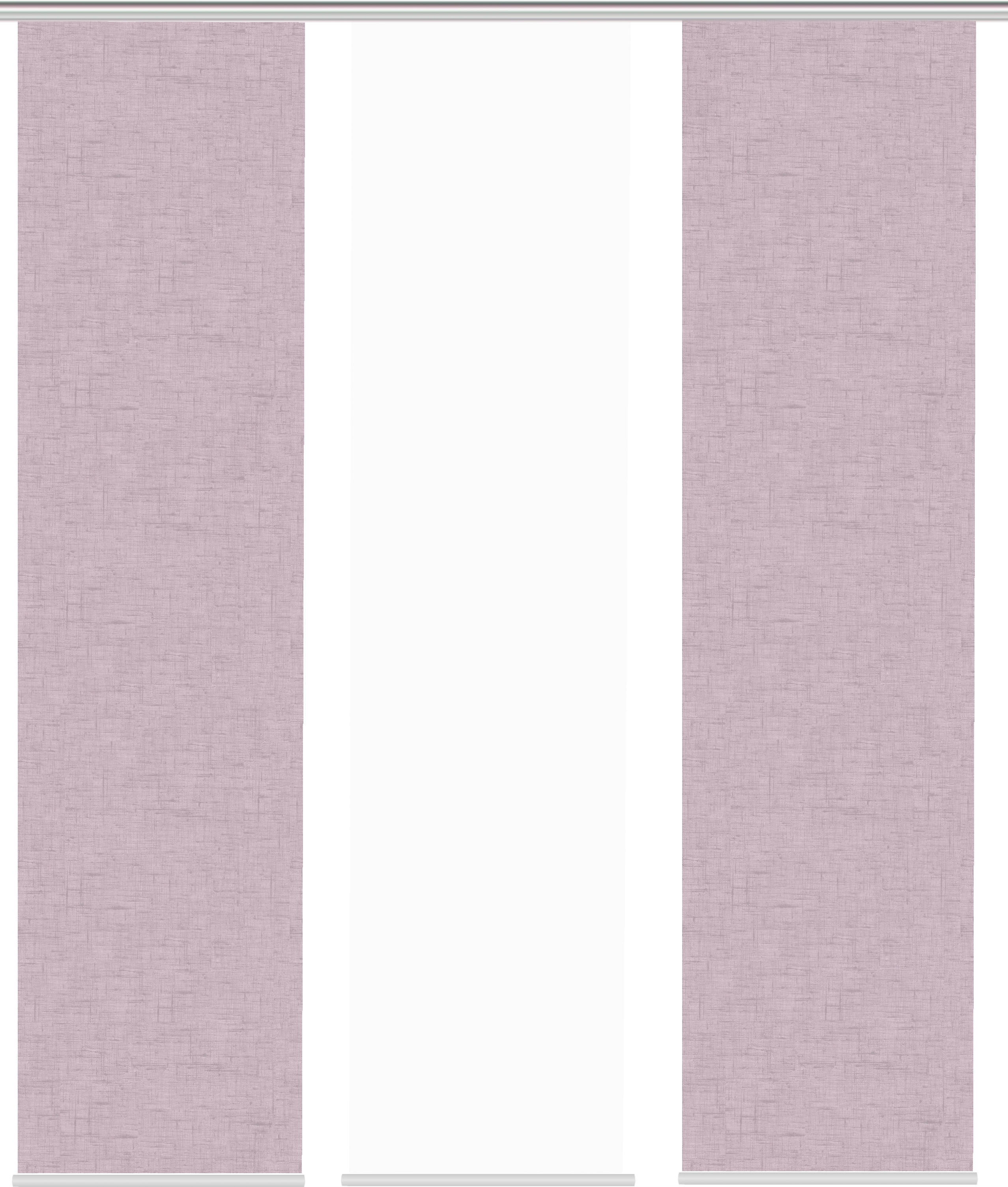 Thumbnail - HOME WOHNIDEEN Schiebegardine "PIVE 3er SET" Paneelwagen 3 Stk. tlg. Schiebevorhang Digidruck 3er Set PIVE