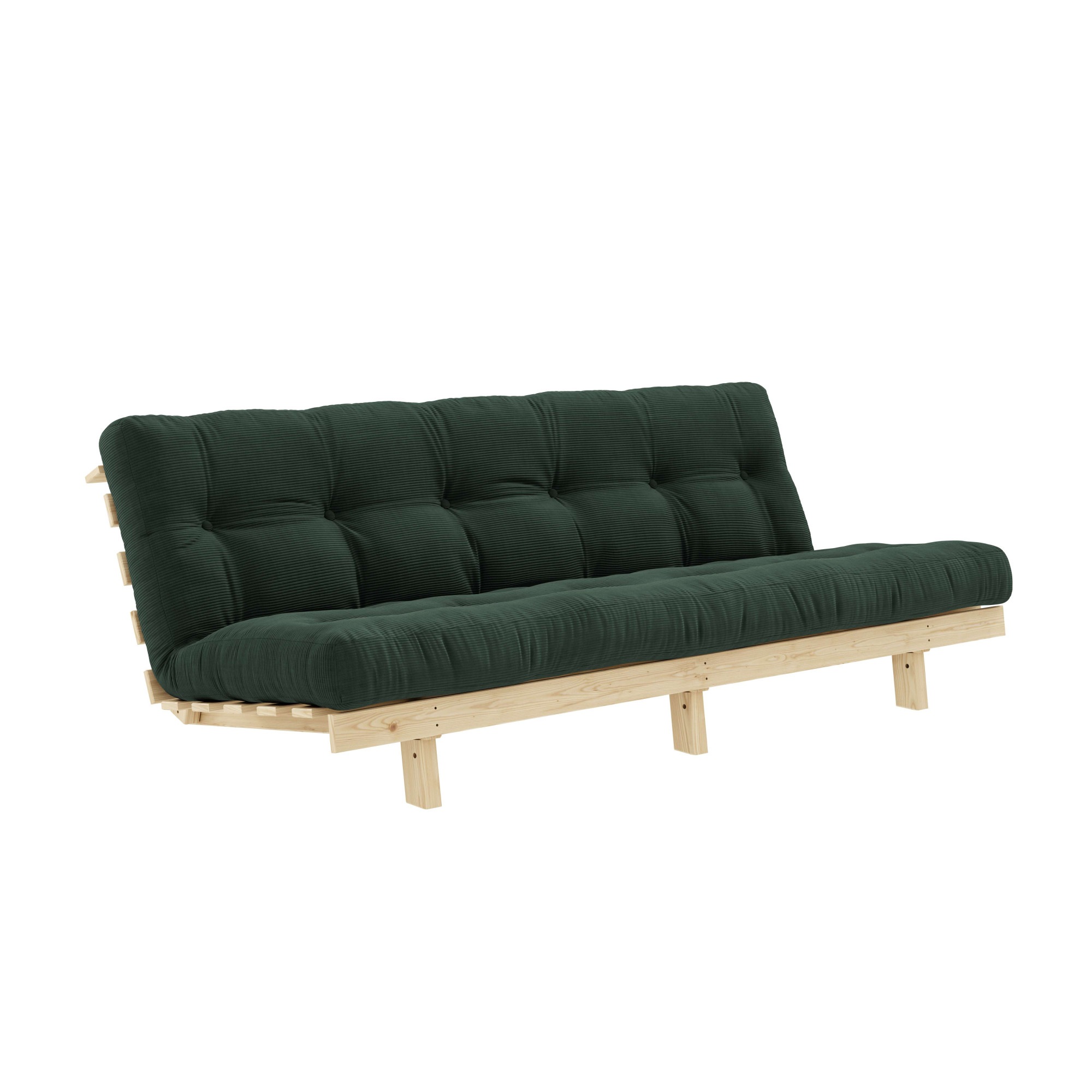 Karup Design Schlafsofa »Lean 200 Schlafsofa, Gästebett, Sofa mit Futonmatratze«, (2 St.), Inkl. Futonmatratze, Liegefläche 130x200 cm, FSC® zertifizierte Kiefer