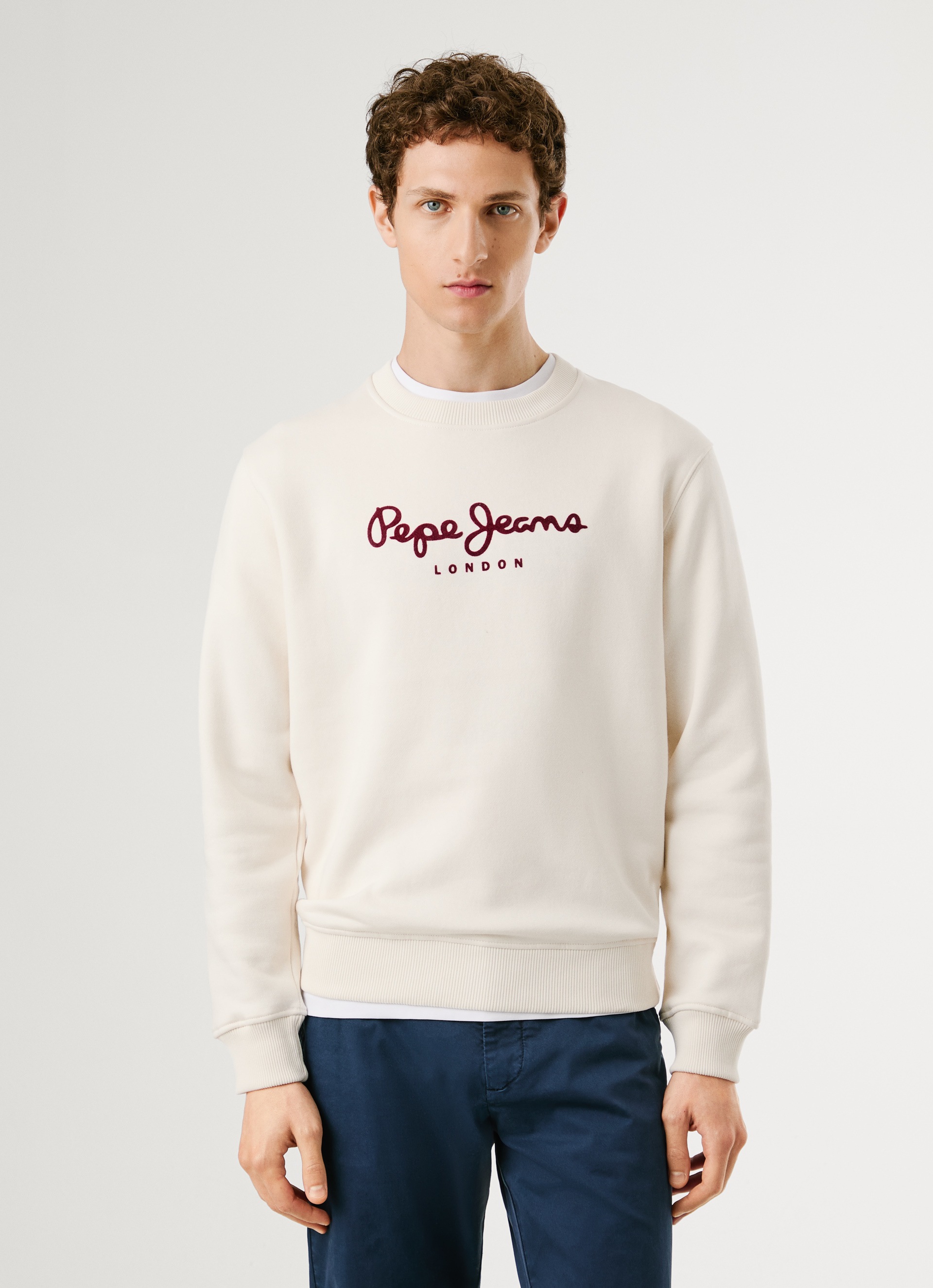 Pepe Jeans Sweatshirt "MACBETH PLAIN CREW" Regular Fit mit Rundhals günstig online kaufen