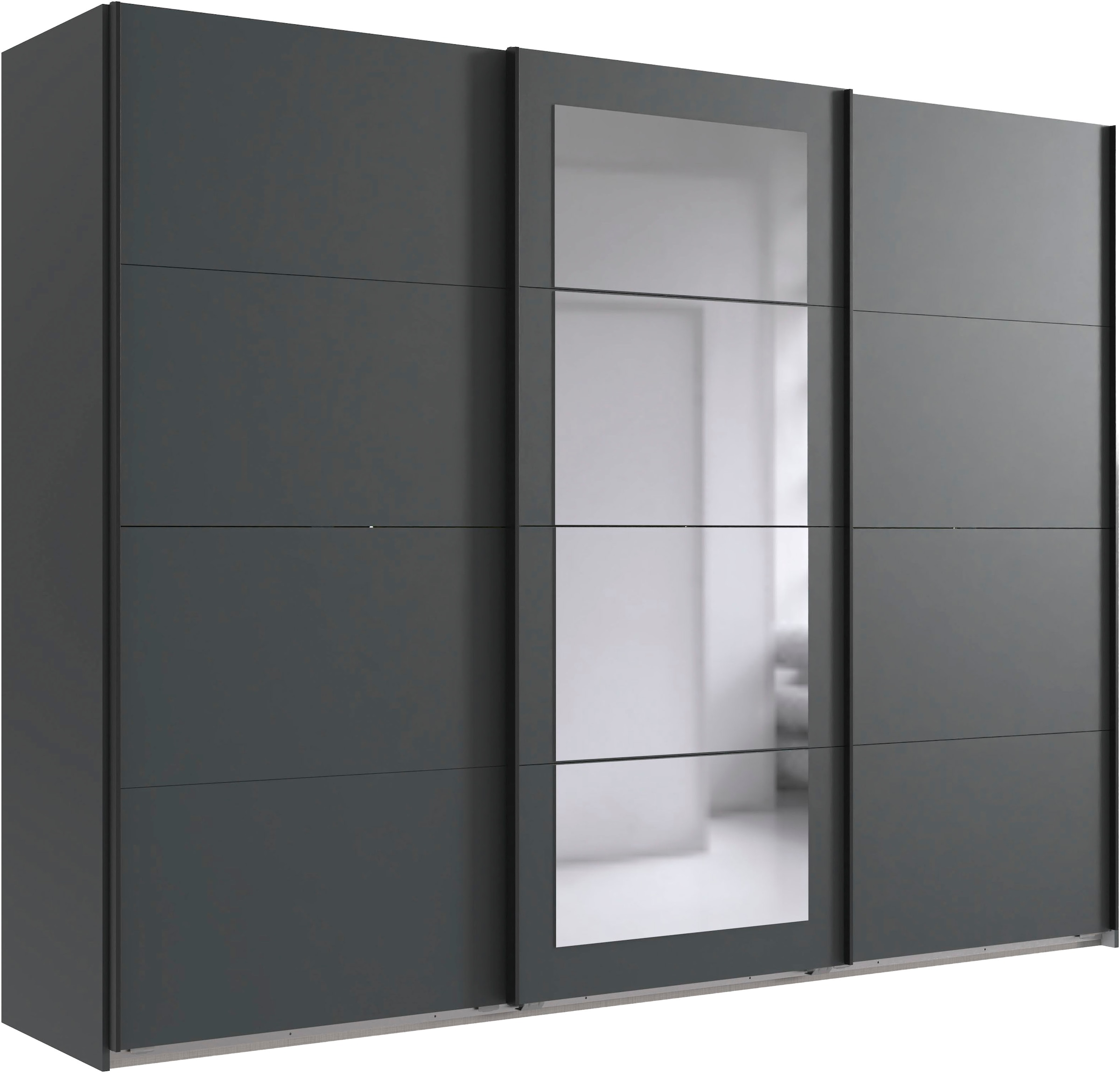Wimex 1100000002199 "RINTELN mit Spiegel, erhältlich in den Breiten: 225cm, 270cm & 313cm" 3-türiger Schrank in verschiedenen Farben erhältlich