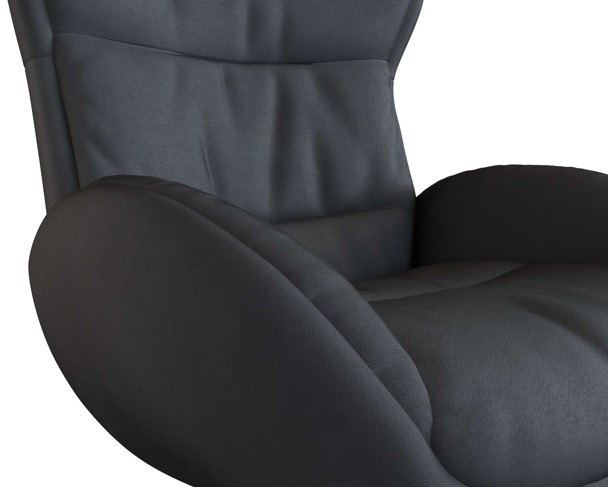 Thumbnail - FLEXLUX Relaxsessel "Haze, hervorragender Komfort, Alu Fuß, organisches Design, ergonomisch", (Fernsehsessel), Rückentei...