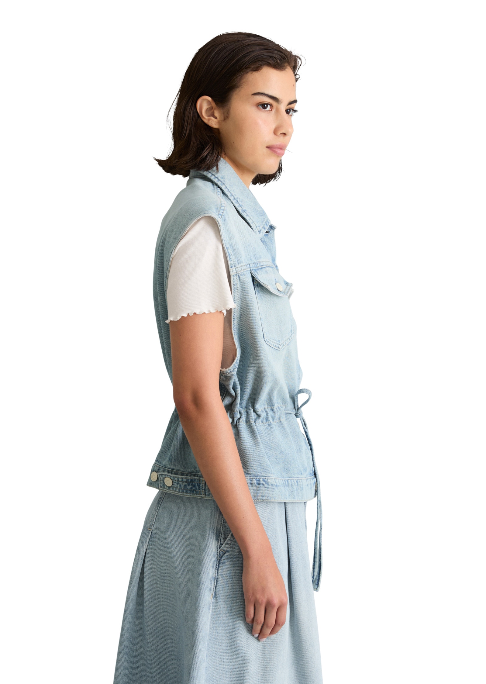 Marc O'Polo DENIM Jeansweste »mit Taillen-Tunnelzug«