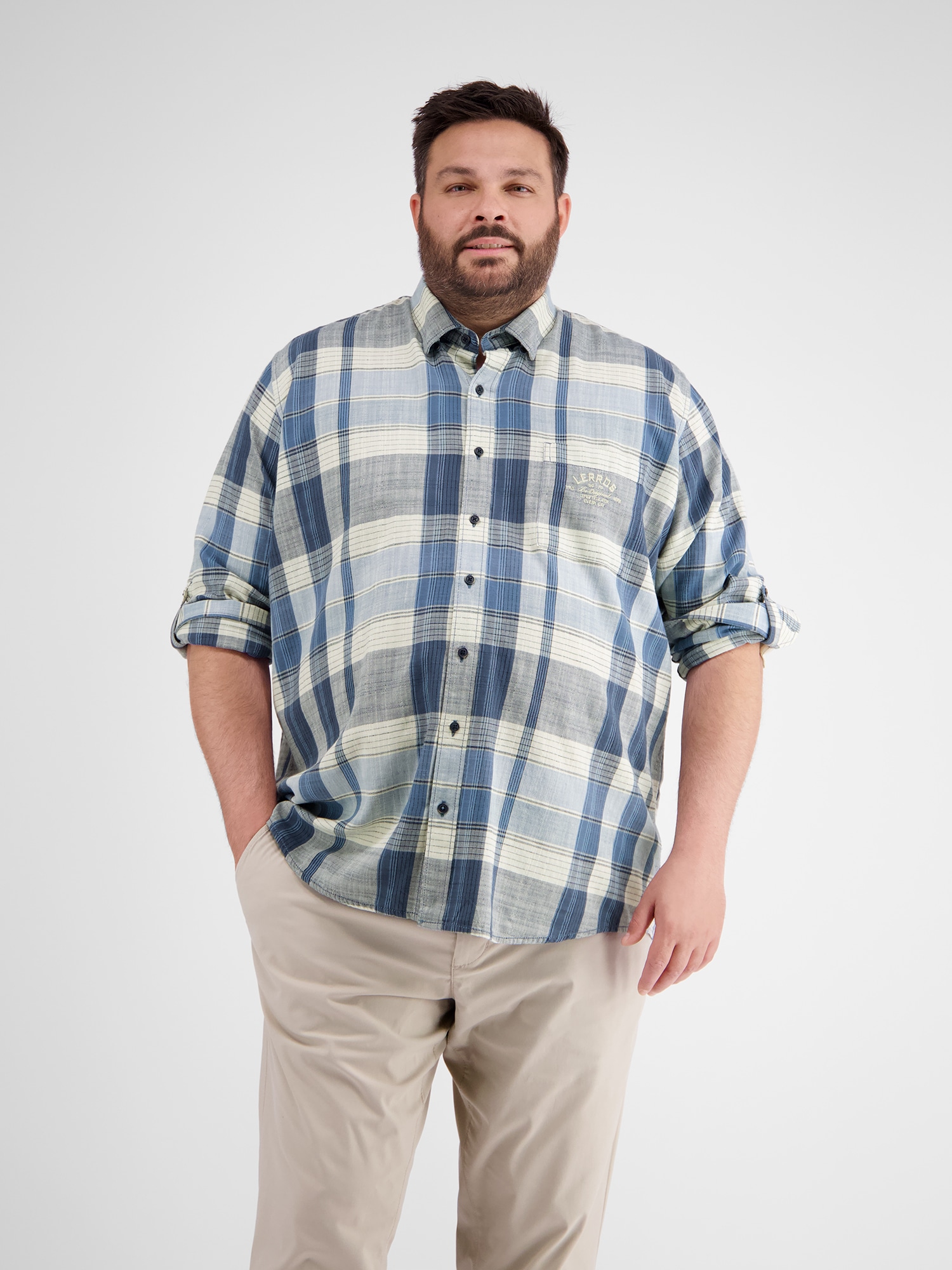 LERROS Karohemd "Kariertes Herrenhemd" günstig online kaufen