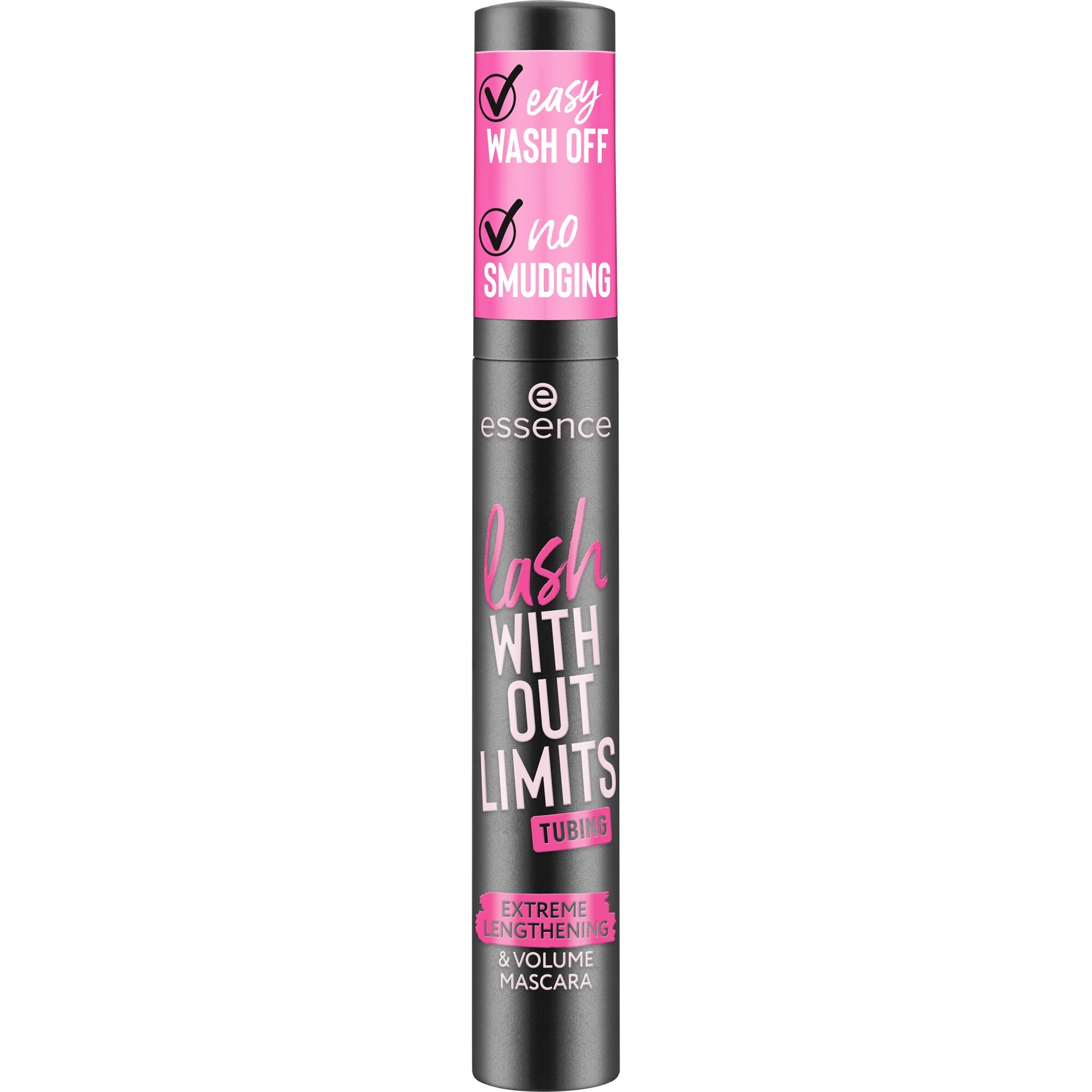 Essence Mascara »lash WITHOUT LIMITS TUBING Extreme Lengthening & Volume Mascara«, (Set, 3 tlg.), 3-tlg., verlängernd, hohe Deckkraft, langanhaltend