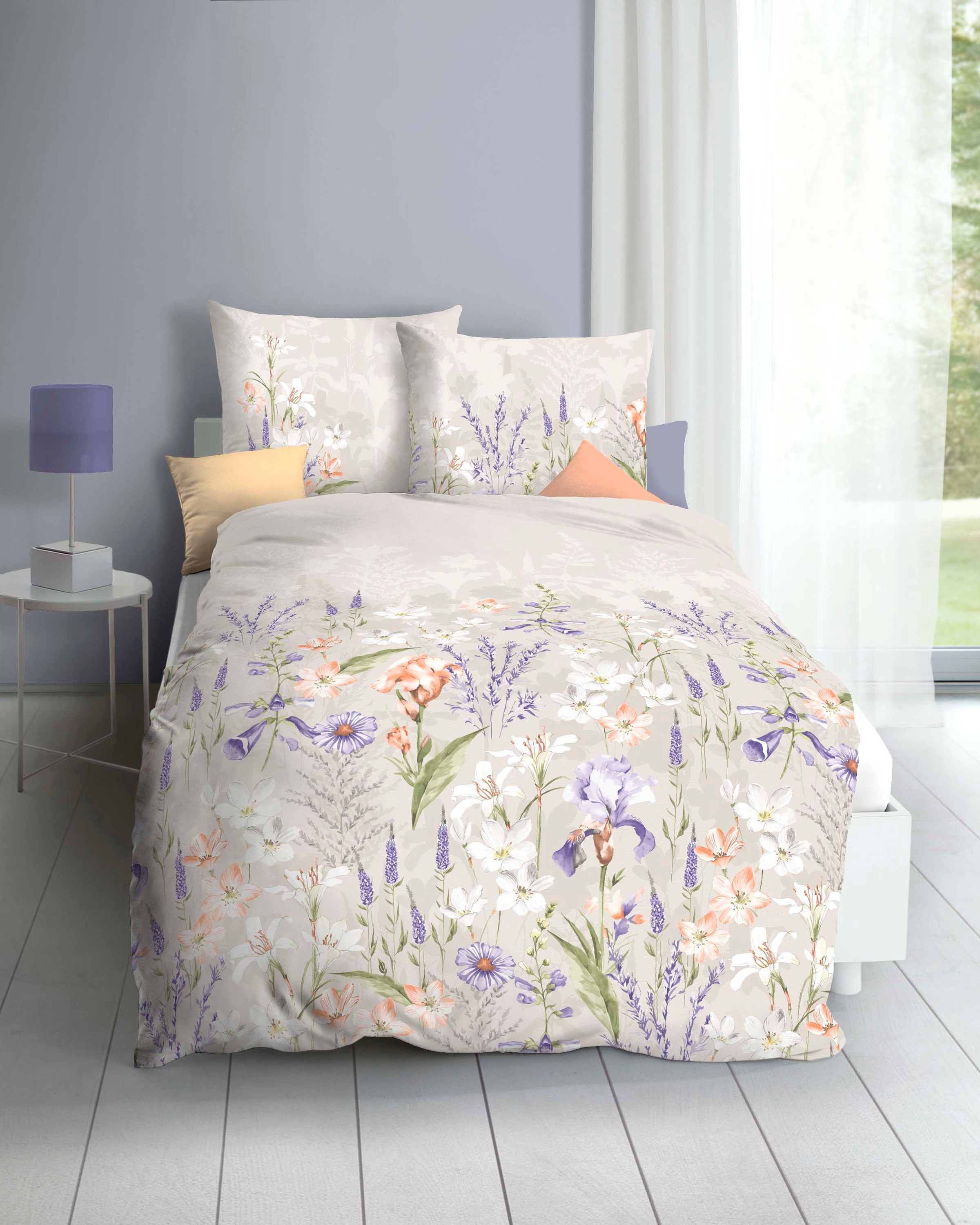 Kaeppel Bettwäsche "Lily" 2 Stk. Mit Blumenmuster günstig online kaufen