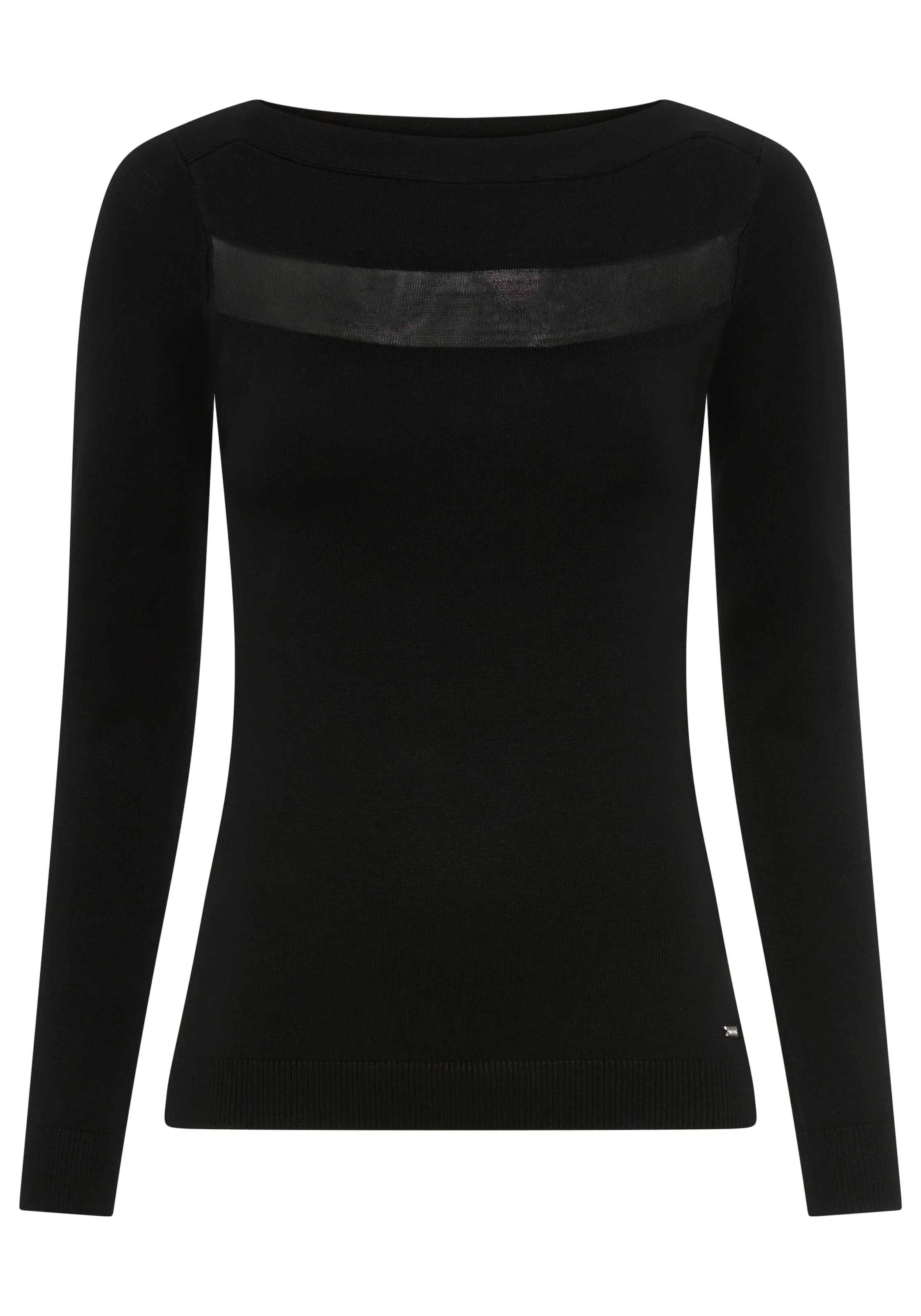Bruno Banani Strickpullover, mit Mesh-Einsatz - NEUE KOLLEKTION