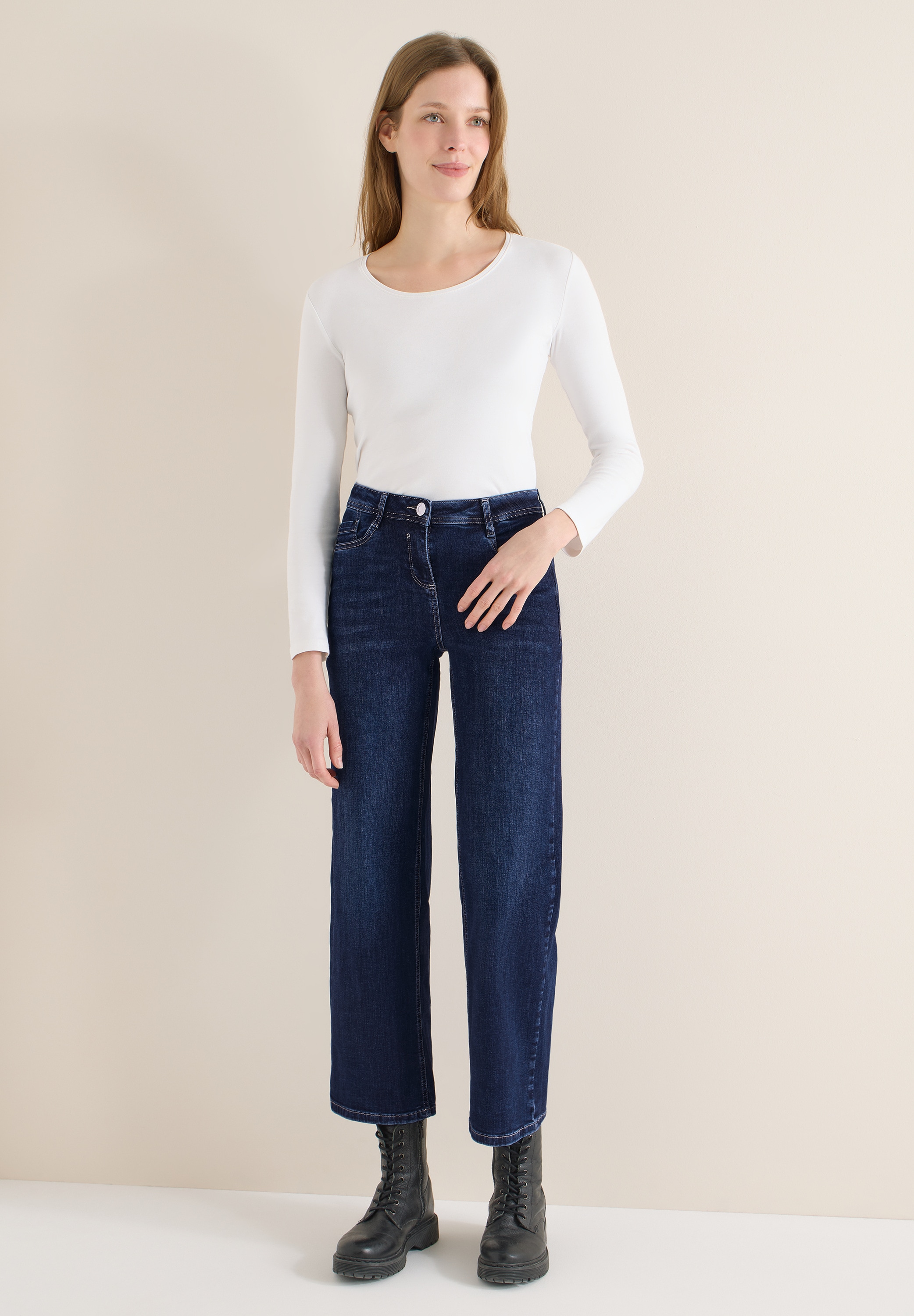 Cecil Slim-fit-Jeans High Waist