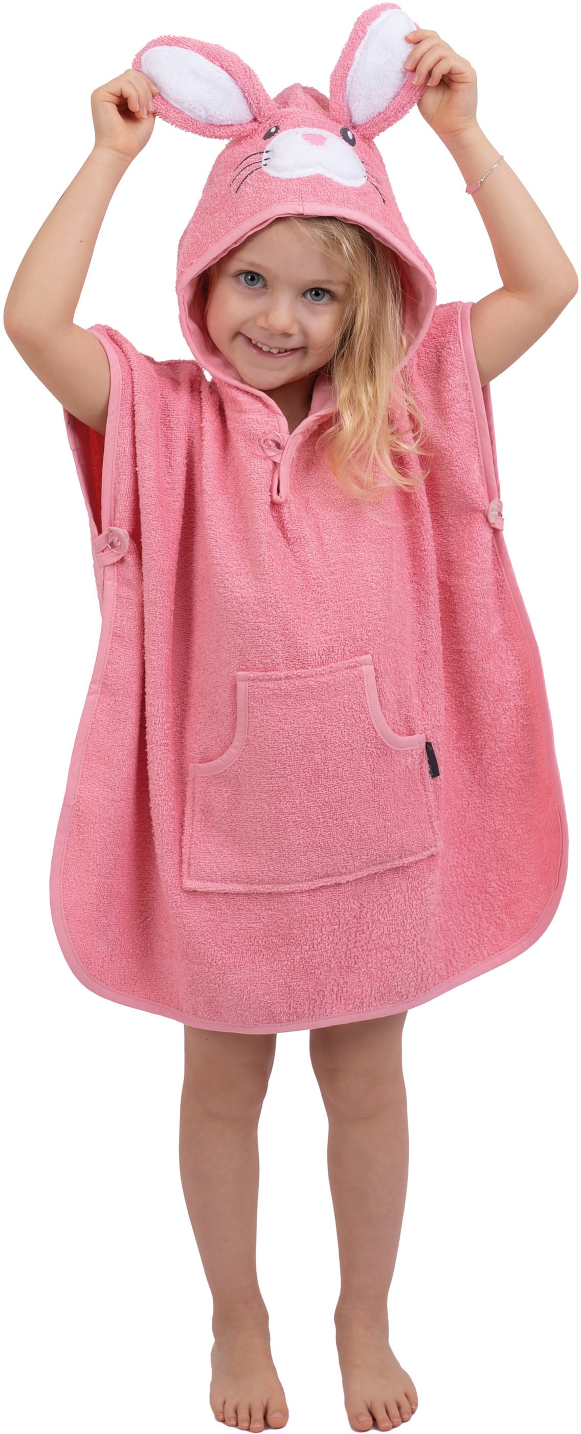 Wewo fashion Badeponcho »8025«, (1 | St.), Kapuze BAUR